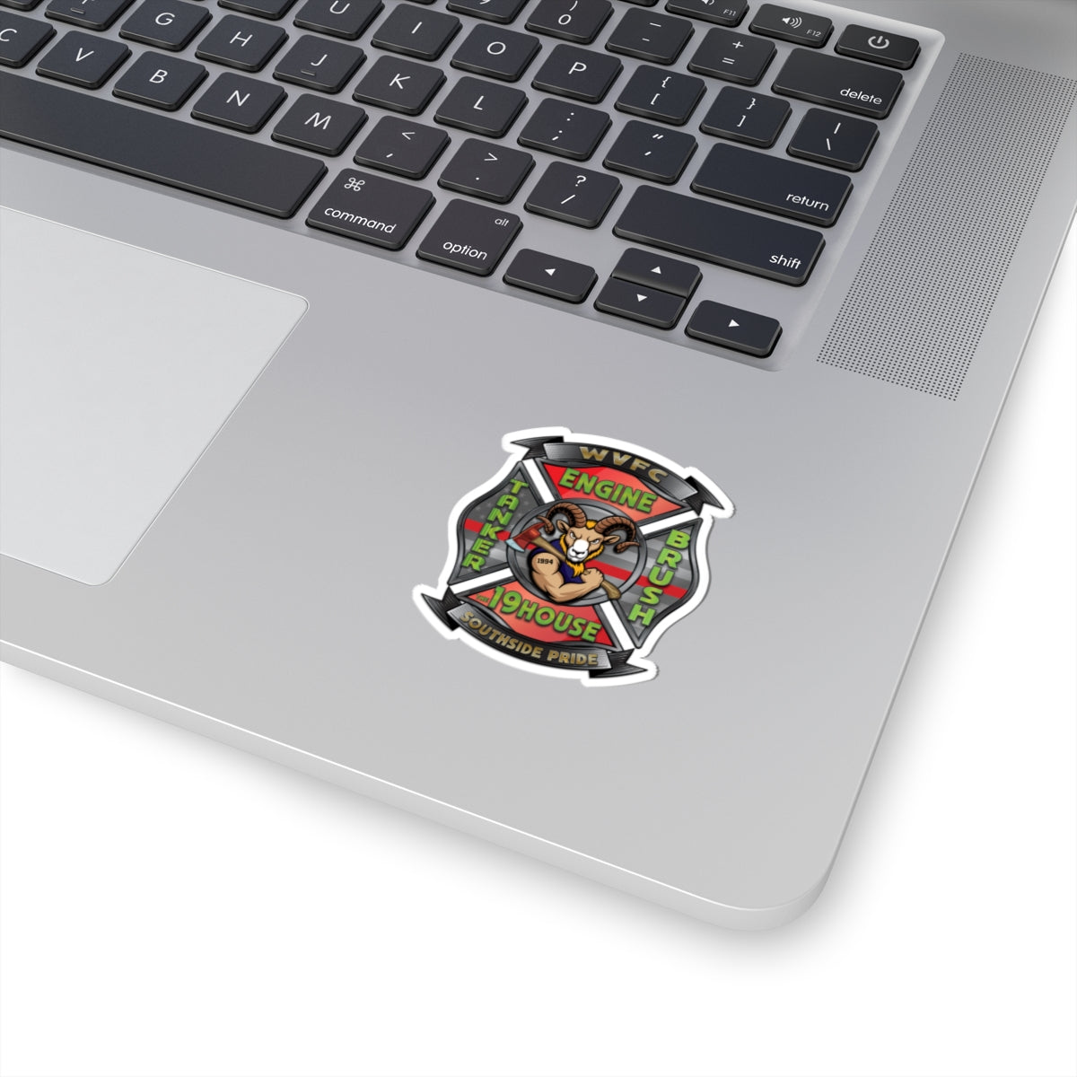 WVFC Goat Logo 2 - Kiss-Cut Stickers