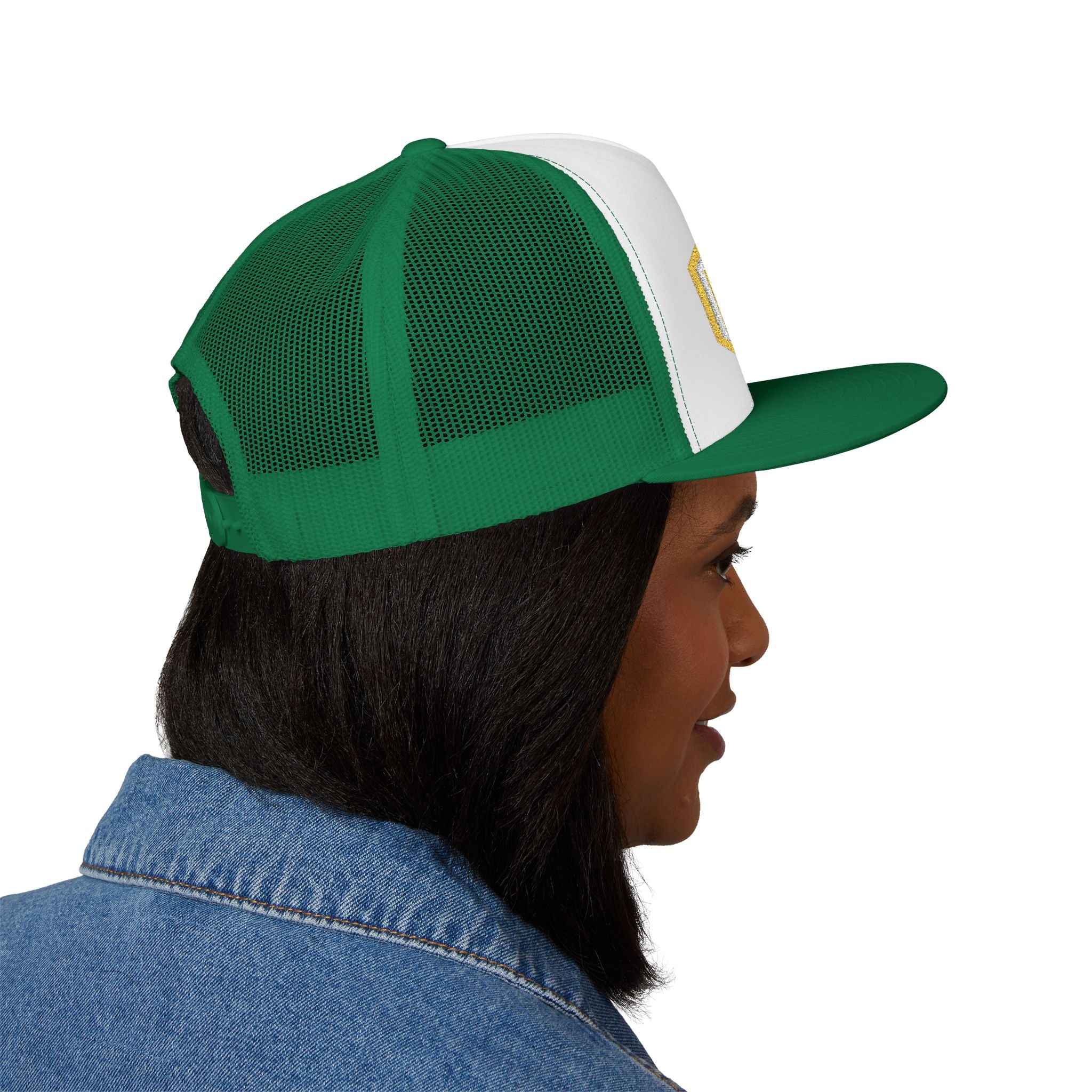 Arlington Rescue 2 (requested different style hat) - 5 Panel Trucker Cap (Embroidery)