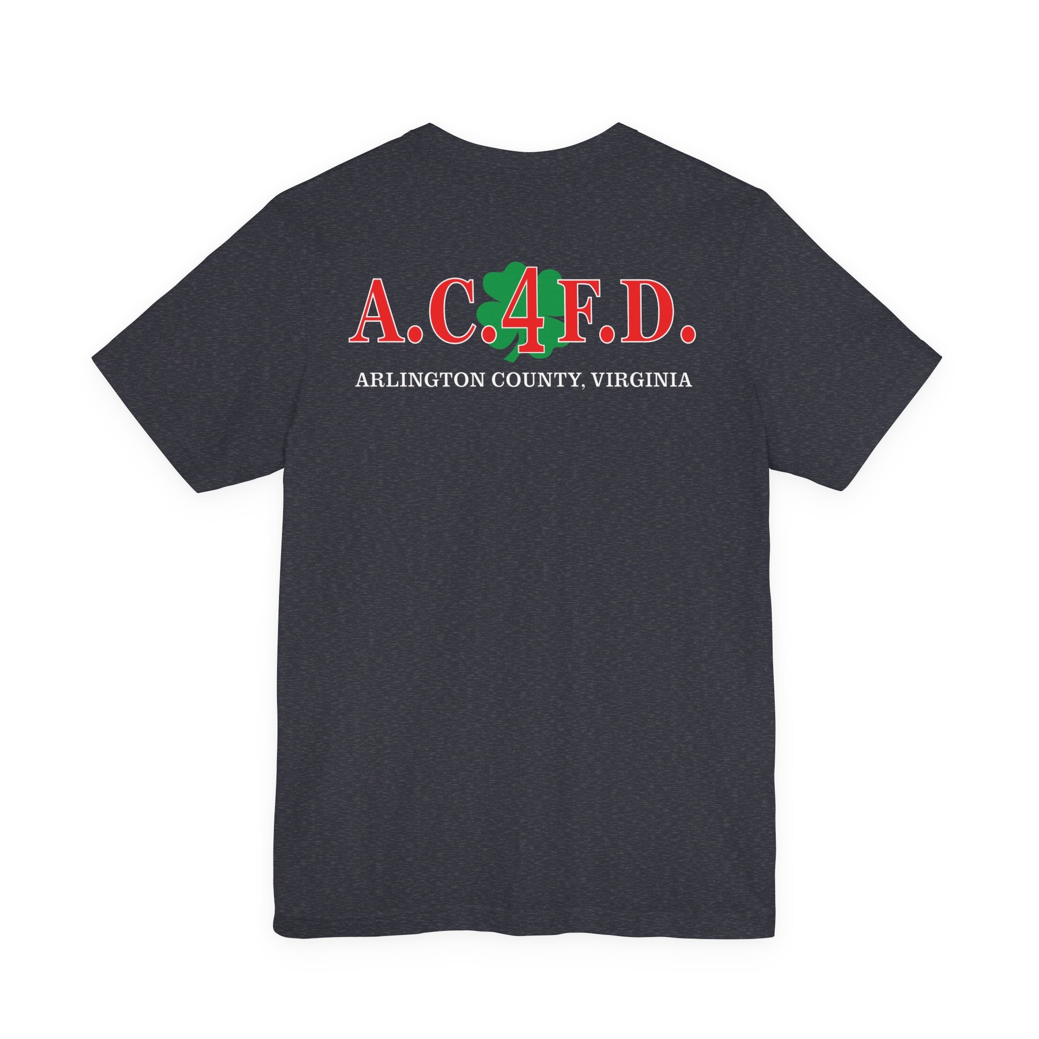 Station 4 Clover on front and back - Bella+Canvas Soft Unisex Tee