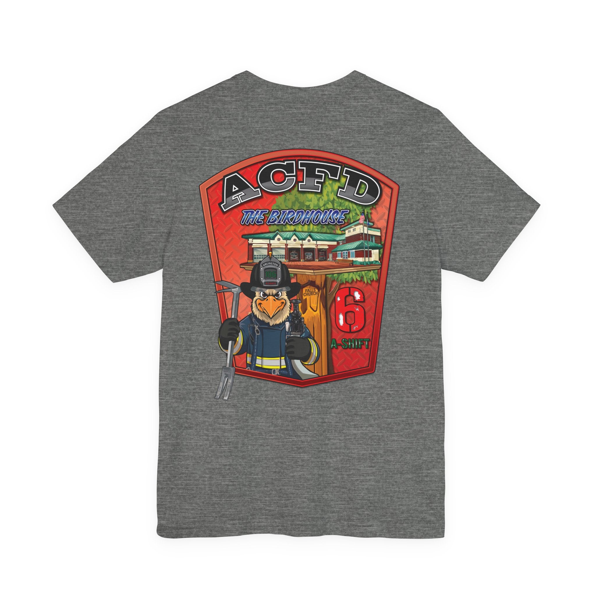 Arlington Station 6 A-Shift BirdHouse - Bella+Canvas Soft Unisex Tee
