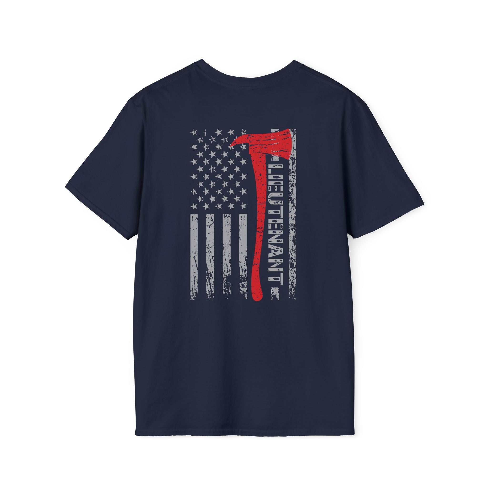 Lieutenant US Flag - Unisex Softstyle T-Shirt