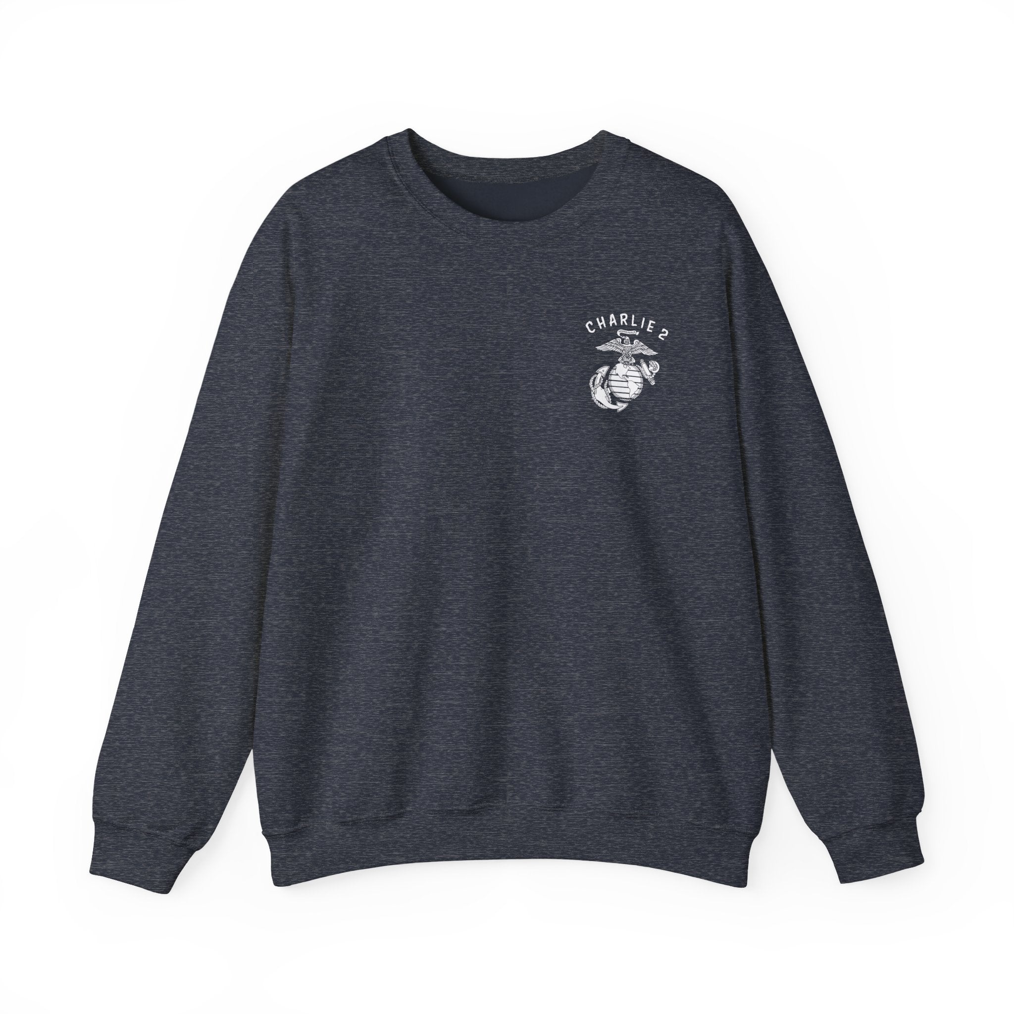 Charlie 2 Ronin (white Logo) - Gildan Unisex Heavy Blend™ Crewneck Sweatshirt