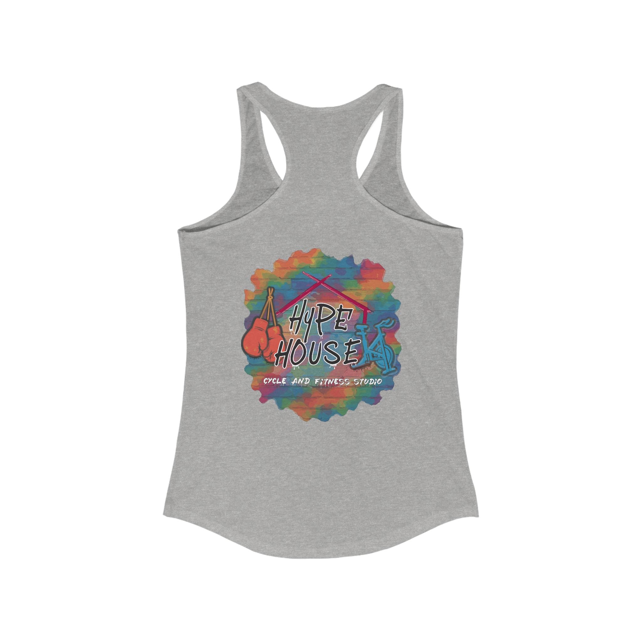 HH Cycle Colorful Logo - Women's Ideal Racerback Tank