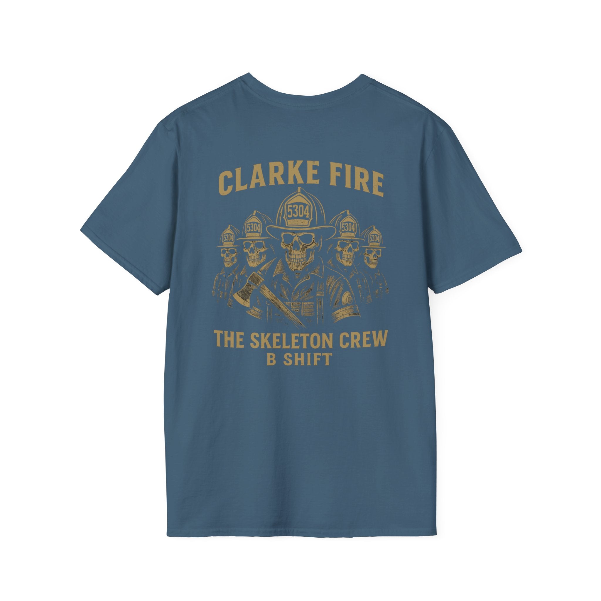 Clarke County B Shift version 2 (Portion of Proceeds go to Local 5304) - Gildan Soft Cotton Softstyle T-Shirt