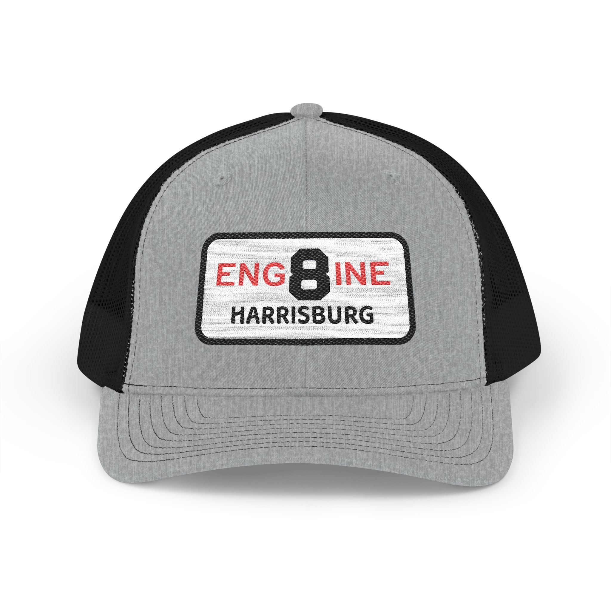 Harrisburg Fire Engine 8 - Richardson 112 Style Snapback Trucker Cap (Embroidery)