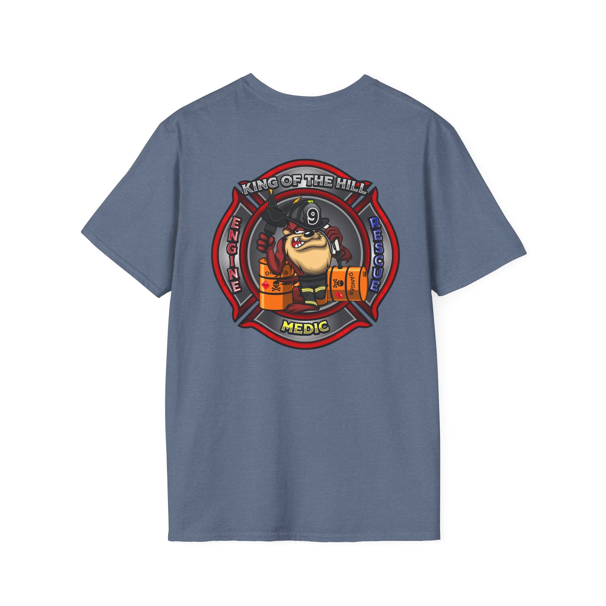 Station 9 Taz Front / Taz back - Gildan Soft Cotton Softstyle T-Shirt