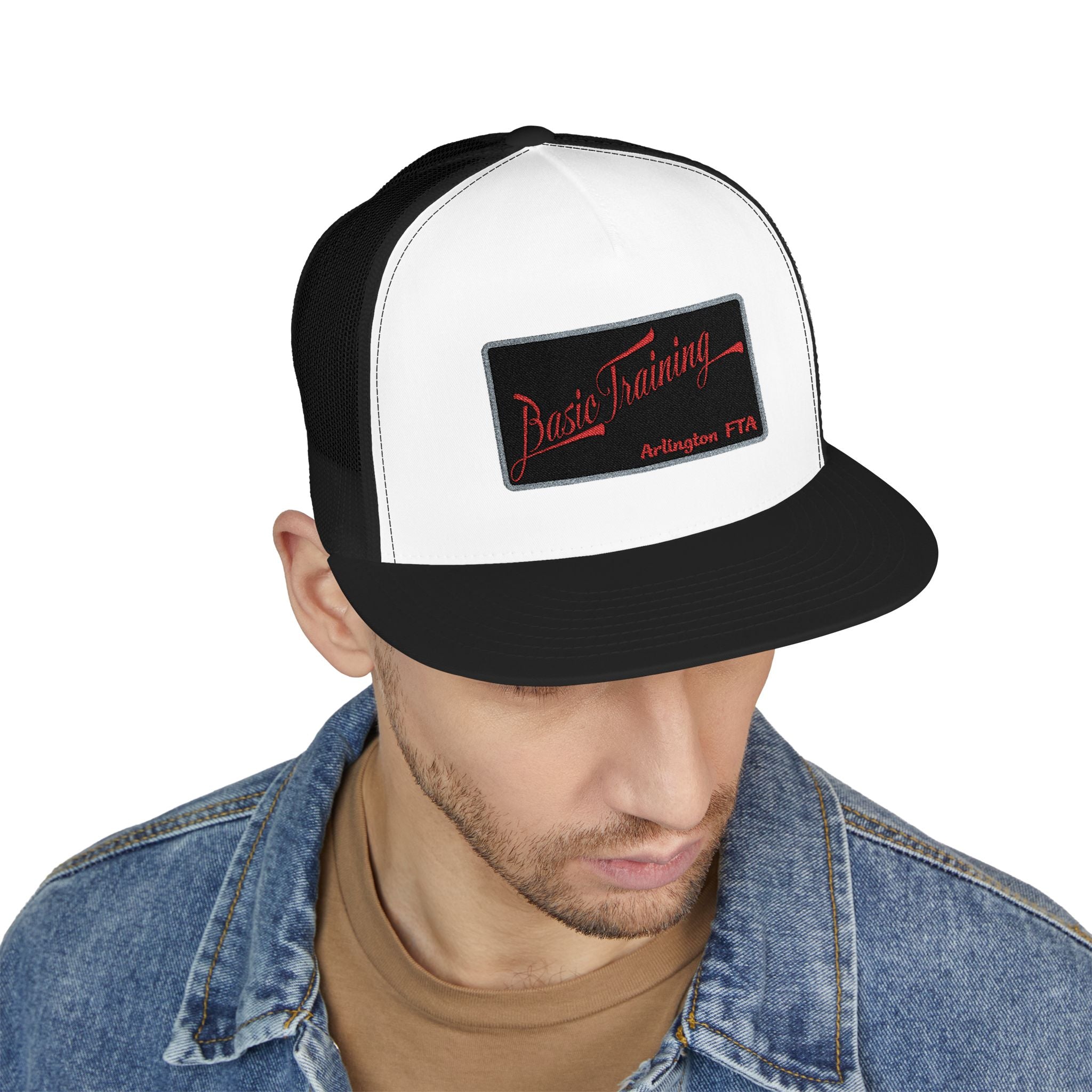 Arlington FTA Basic Training (Fire Training Academy) - 5 Panel Trucker Cap (Embroidery)