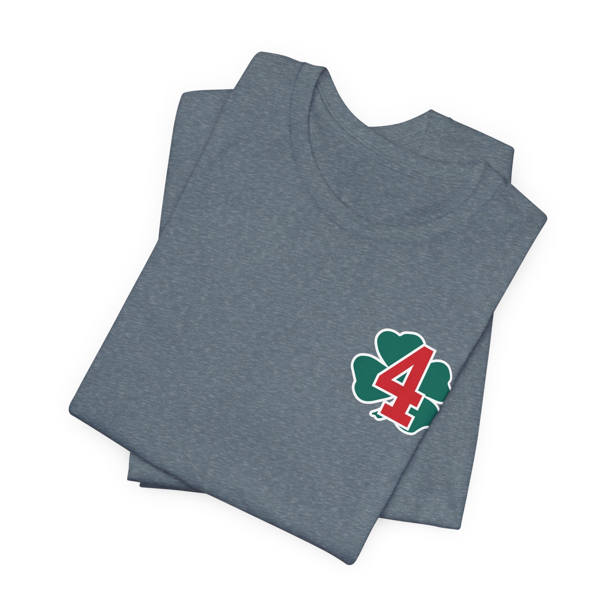 Station 4 RatPack on Back Clover Front - Bella+Canvas Soft Unisex Tee