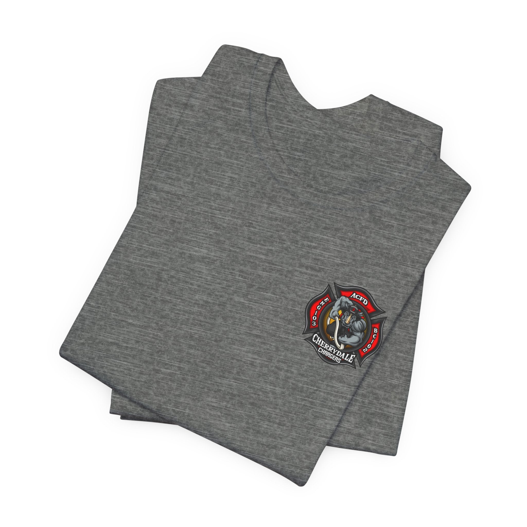 Station 3 Rhino Logo Officer - Bella+Canvas Soft Unisex Tee