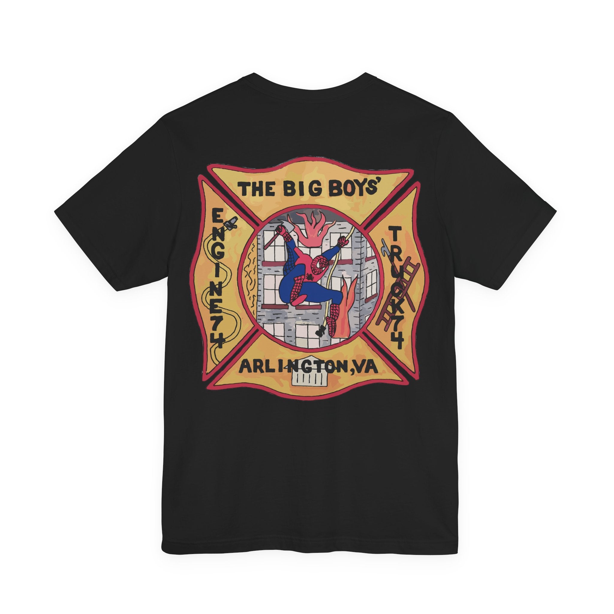 Big  Boys Station 4 Retro Patch - Unisex Jersey Short Sleeve Tee