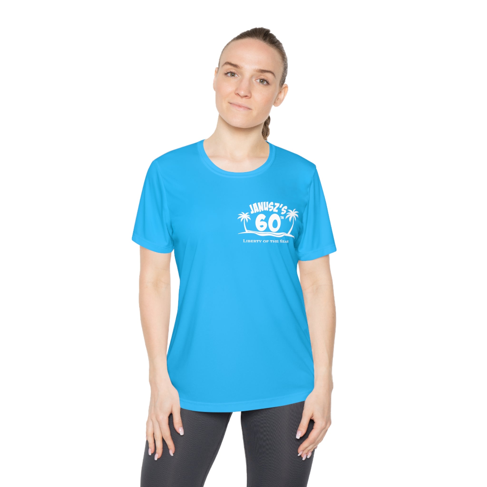 Renee Family Cruise White - Ladies Moisture Wicking Competitor Tee