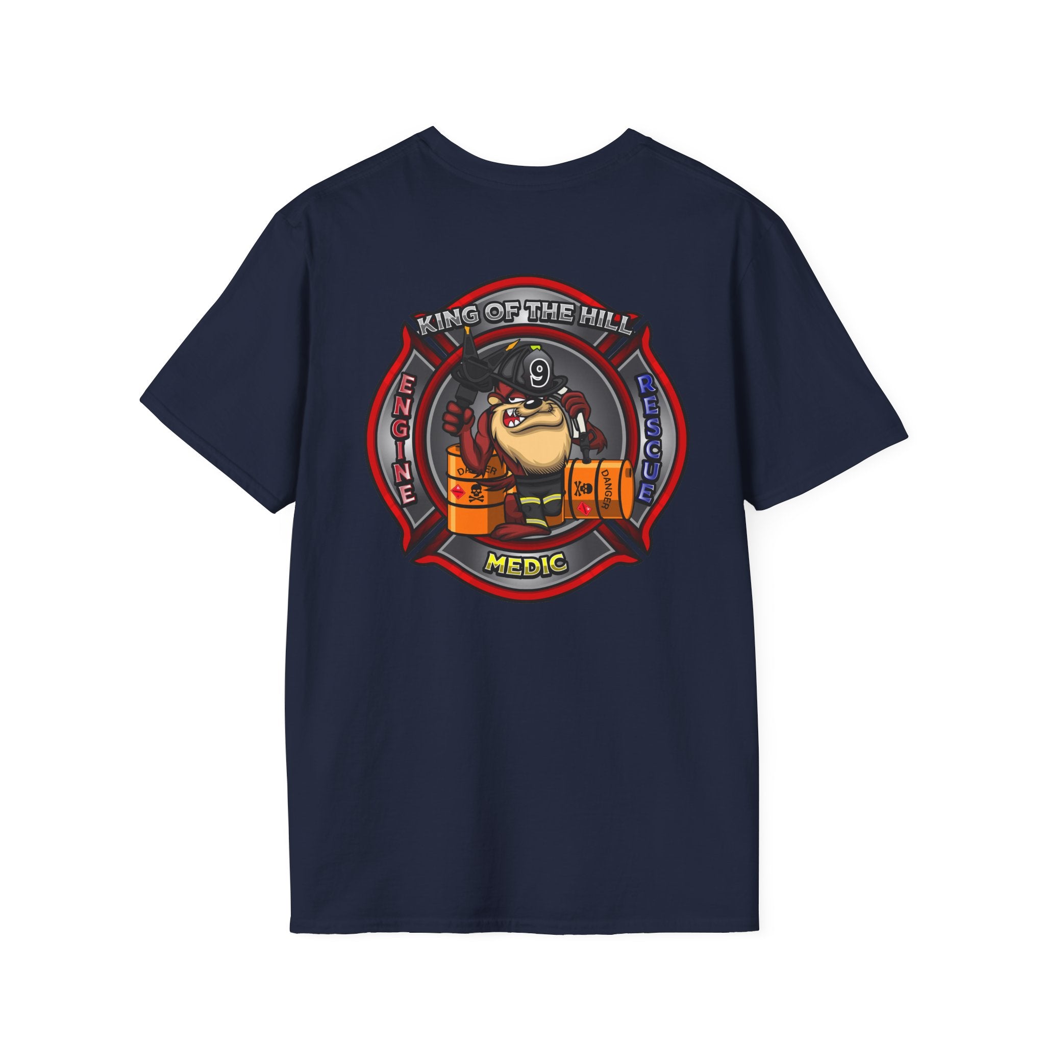 Station 9 Taz Front / Taz back - Gildan Soft Cotton Softstyle T-Shirt