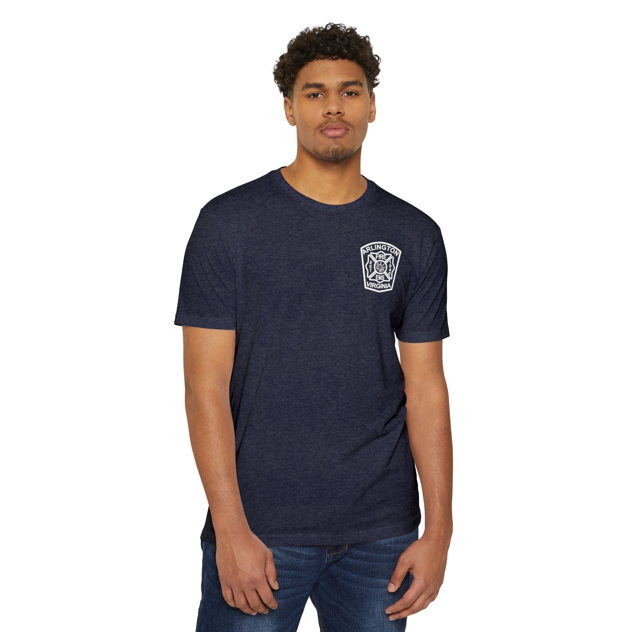 ACFD Firefighter - 60% cotton / 40% polyester Unisex CVC Jersey T-shirt