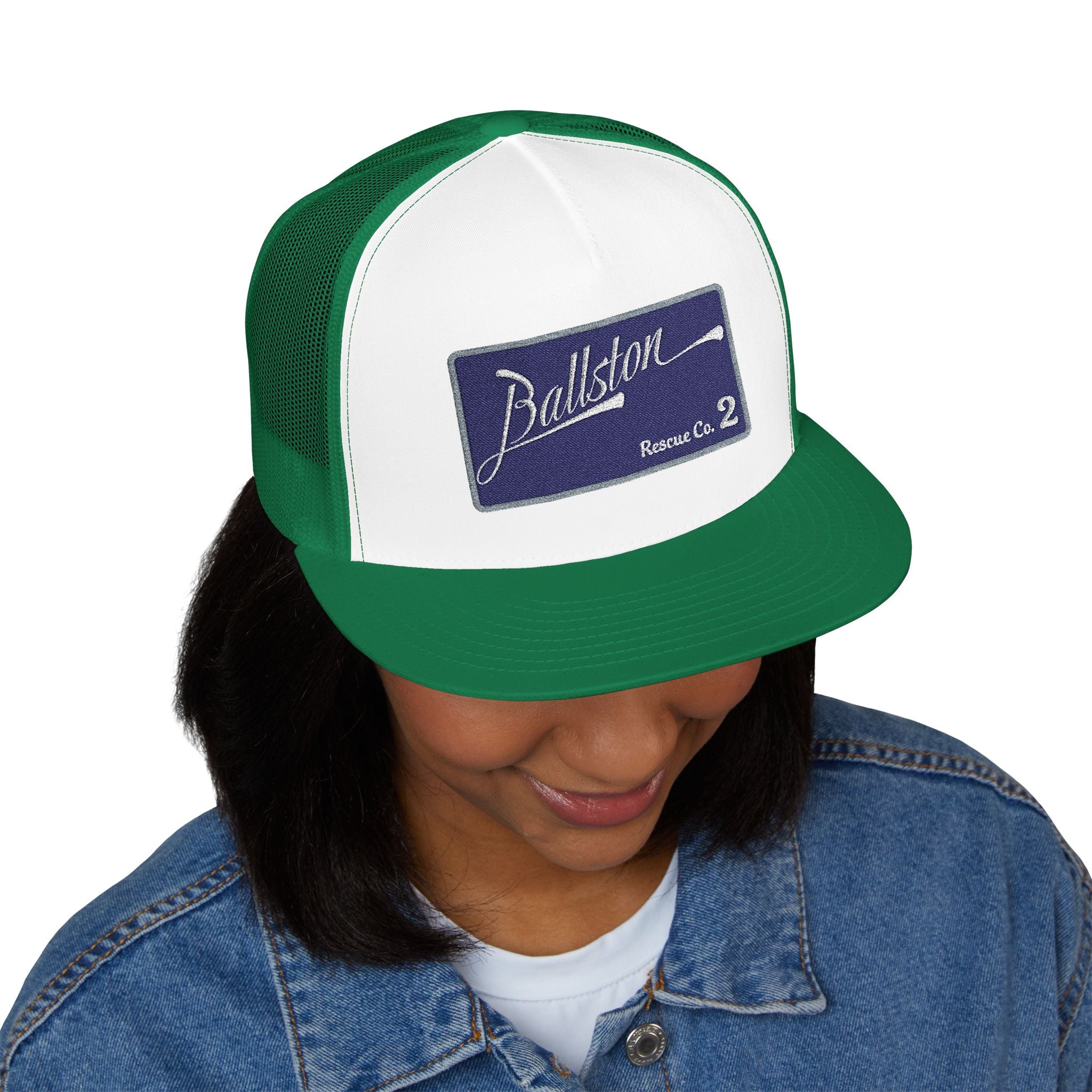 Arlington Ballston Rescue Co. 2  - 5 Panel Trucker Cap (Embroidery)