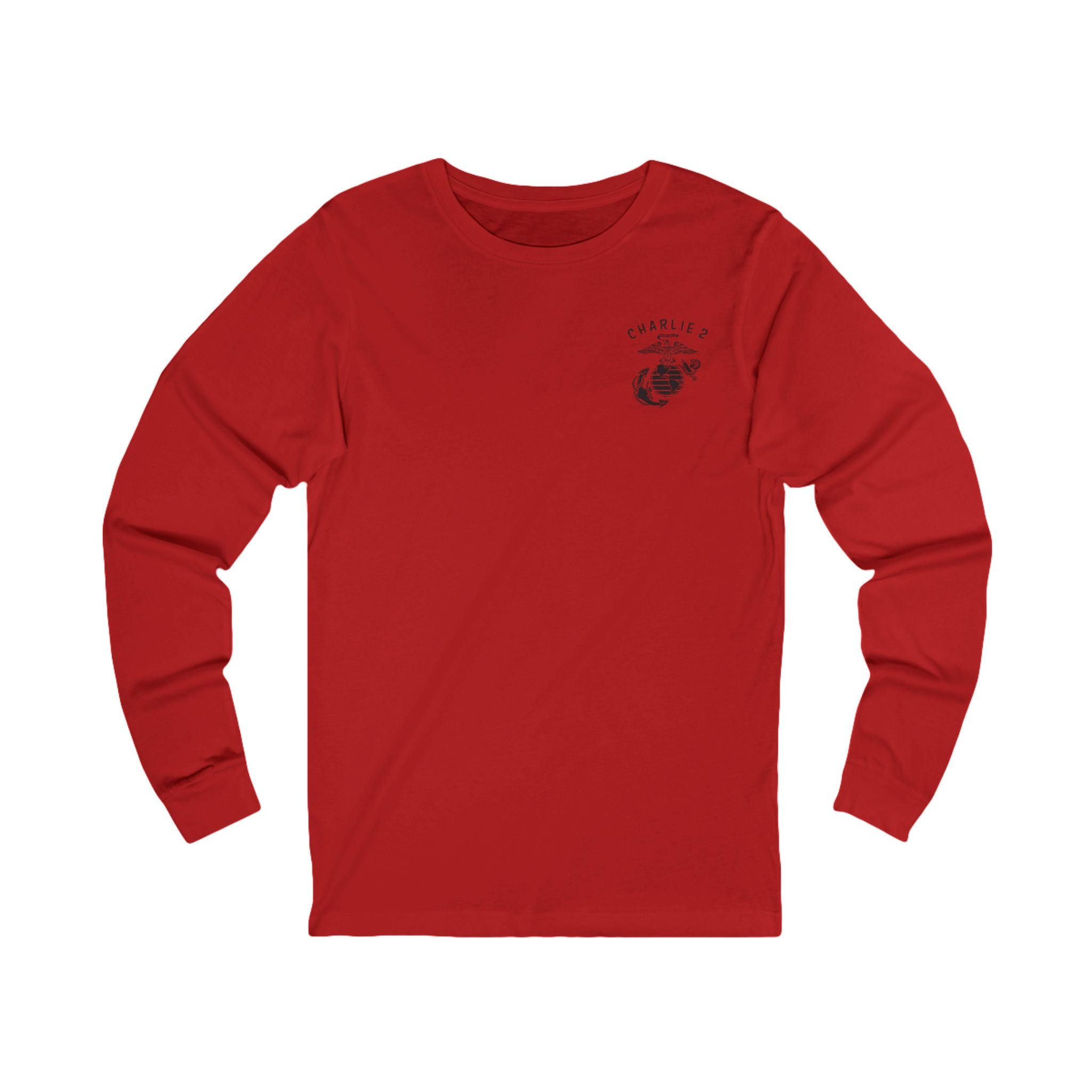 Charlie 2 Ronin (black Logo) - Bella-Canvas Soft Jersey Cotton Long Sleeve Tee