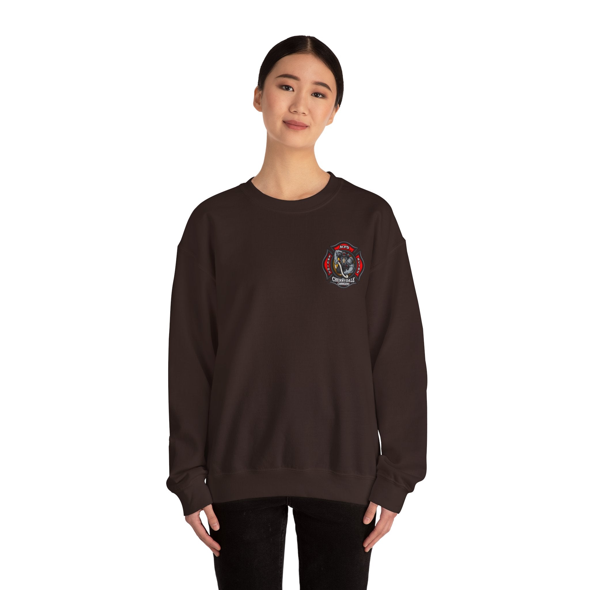 Arlington Station 3 Rhino Front/ACFD FF Back - Gildan Sweatshirt Unisex Heavy Blend™