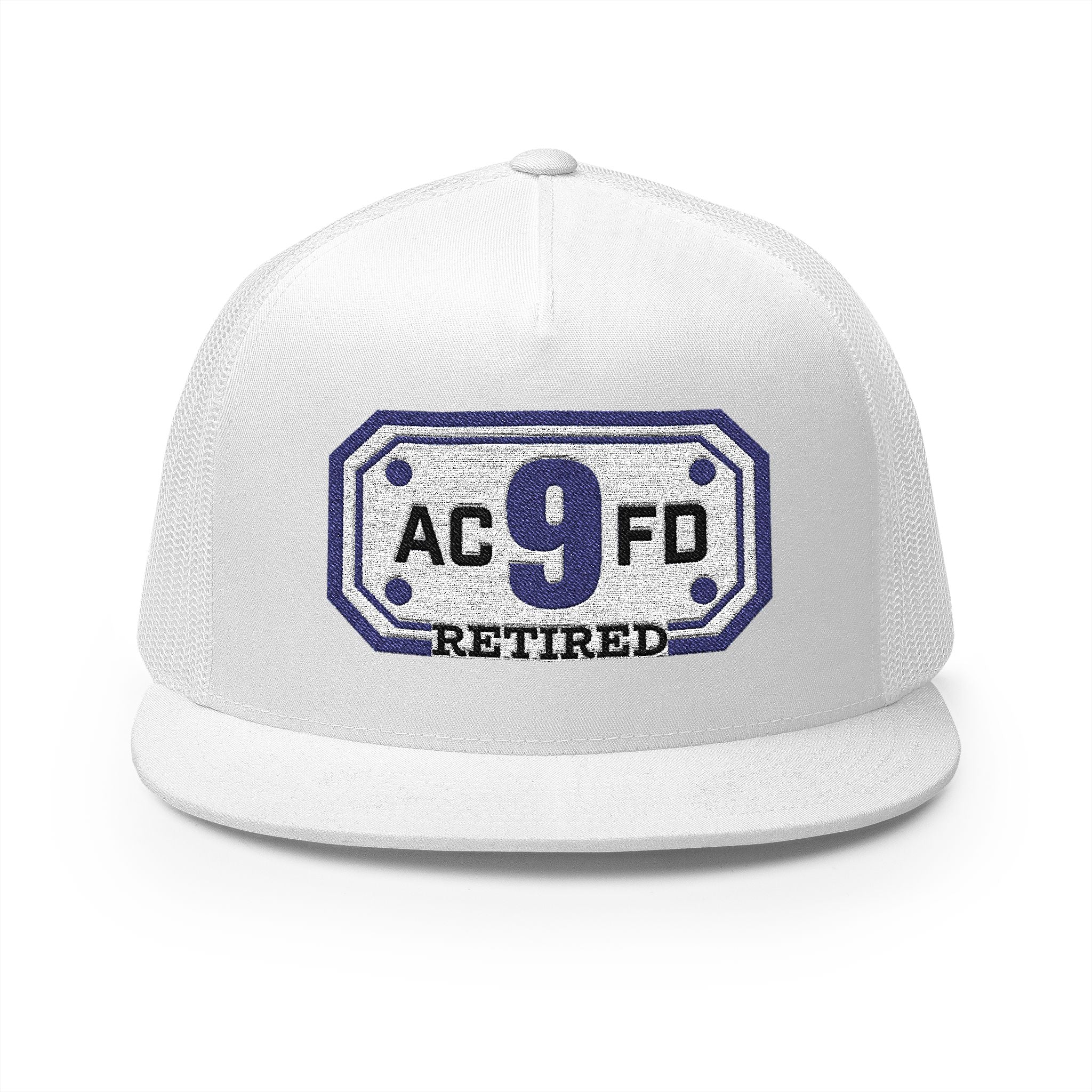 Retired Arlington Rescue 9 - 5 Panel Trucker Cap (Embroidery)