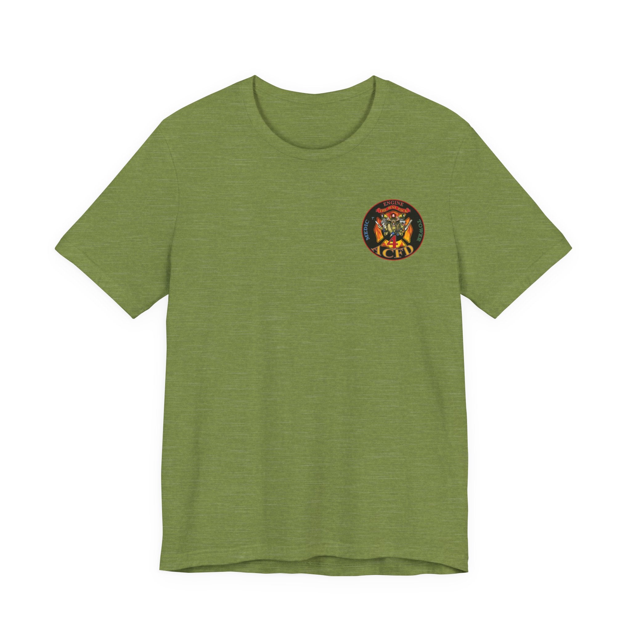 Station 4 RatPack Front AC4FD Back - Bella+Canvas Soft Unisex Tee