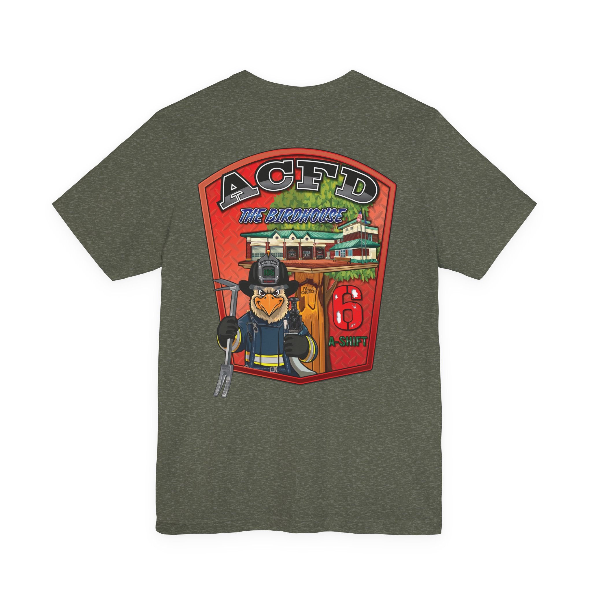 Arlington Station 6 A-Shift BirdHouse - Bella+Canvas Soft Unisex Tee