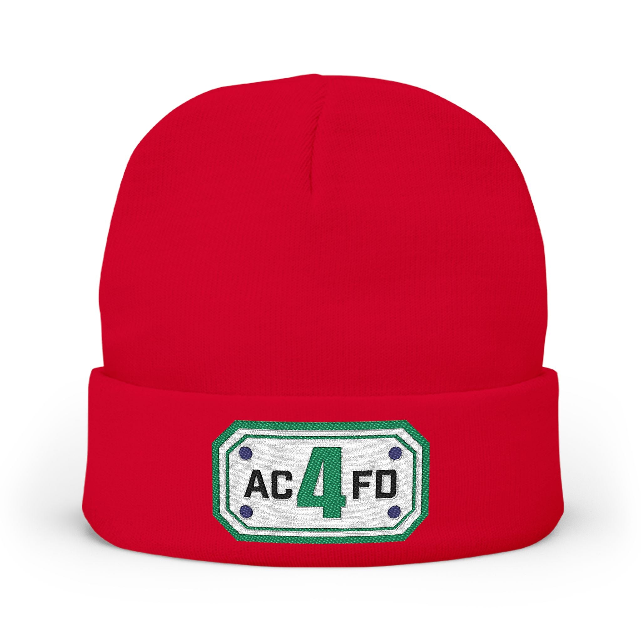 Arlington Tower 4- Knit Beanie (Embroidery)