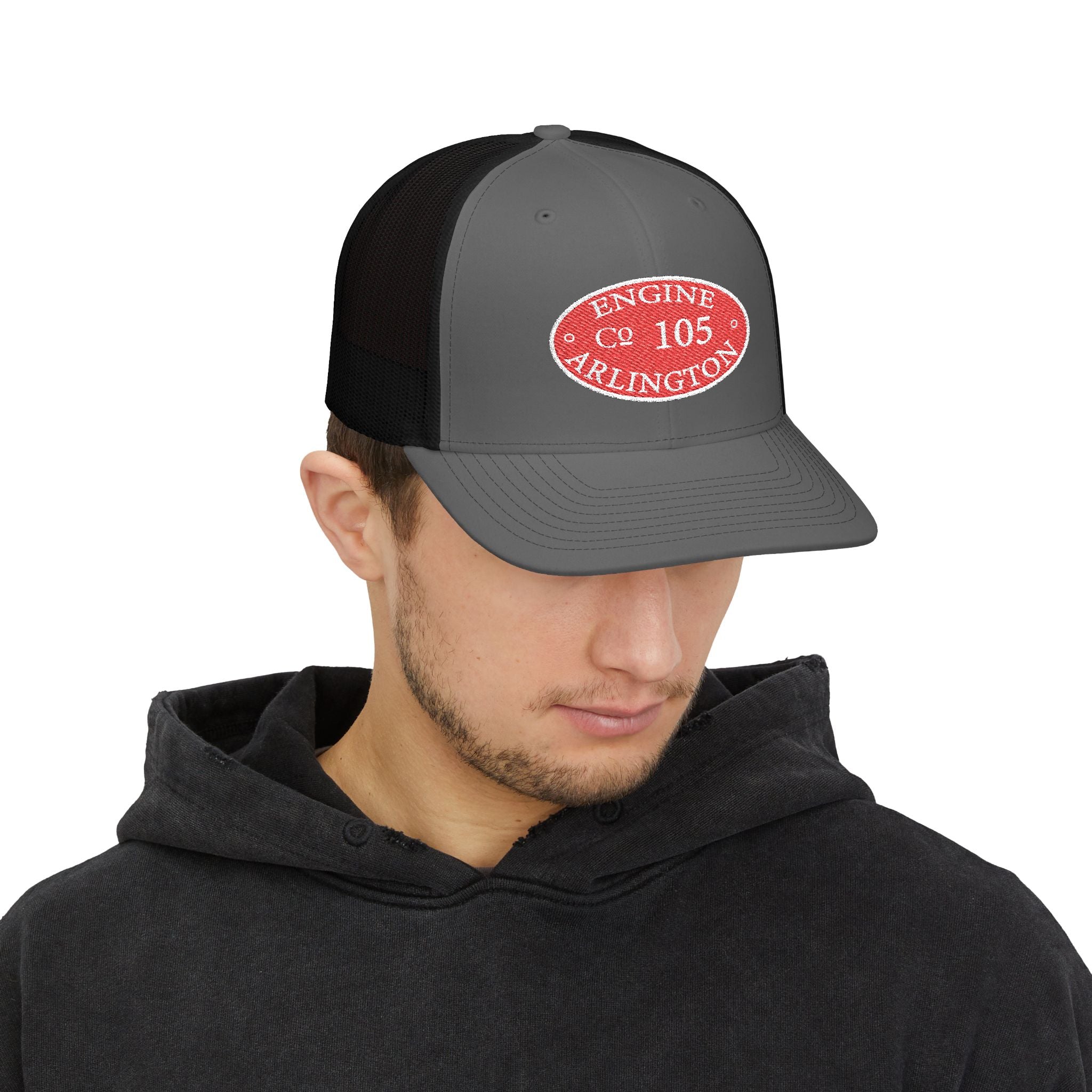 Arlington Engine 5 Circle Patch - (Richardson 112 Style Hat) Snapback Trucker