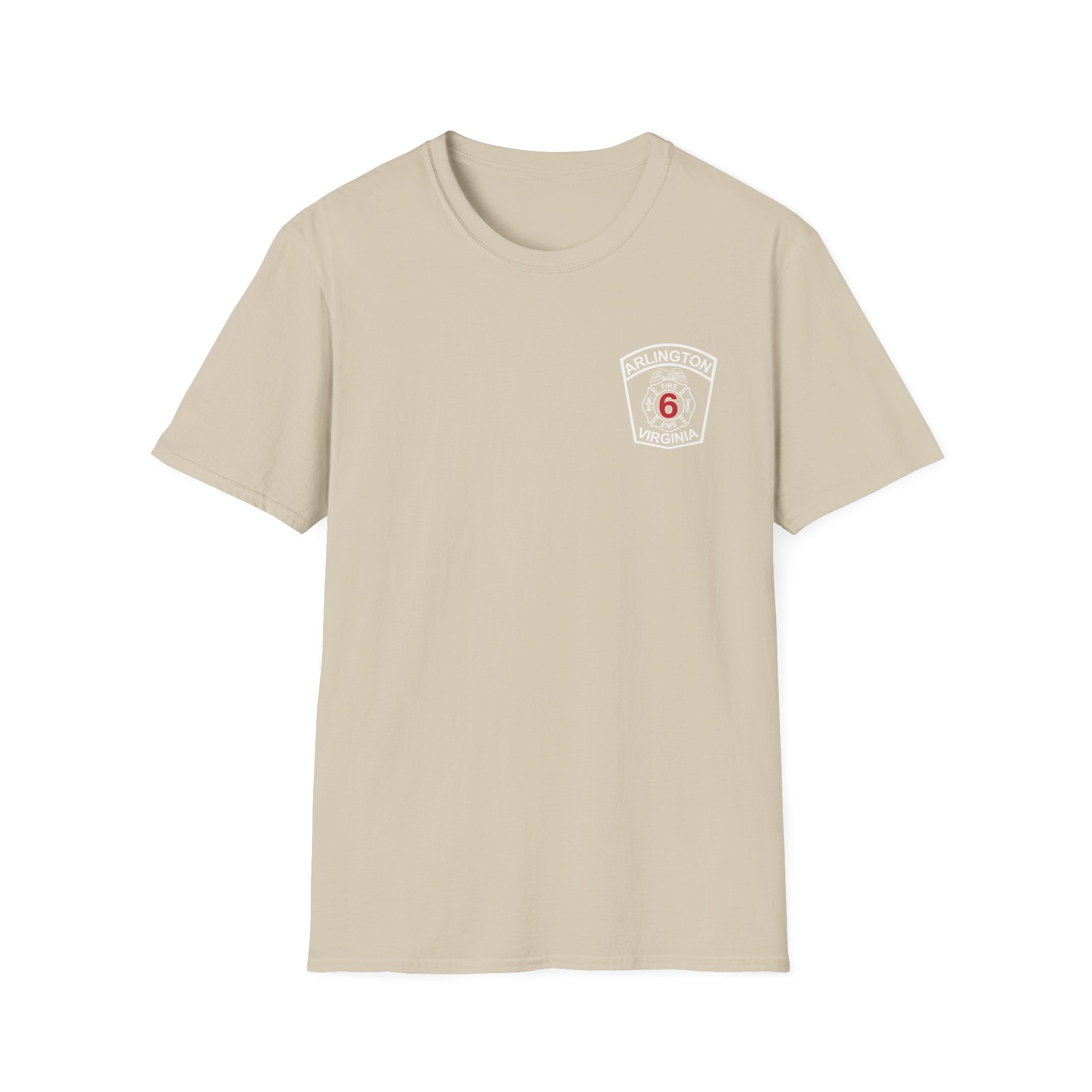 Engine 6 Falls Church - Gildan Soft Cotton Softstyle T-Shirt