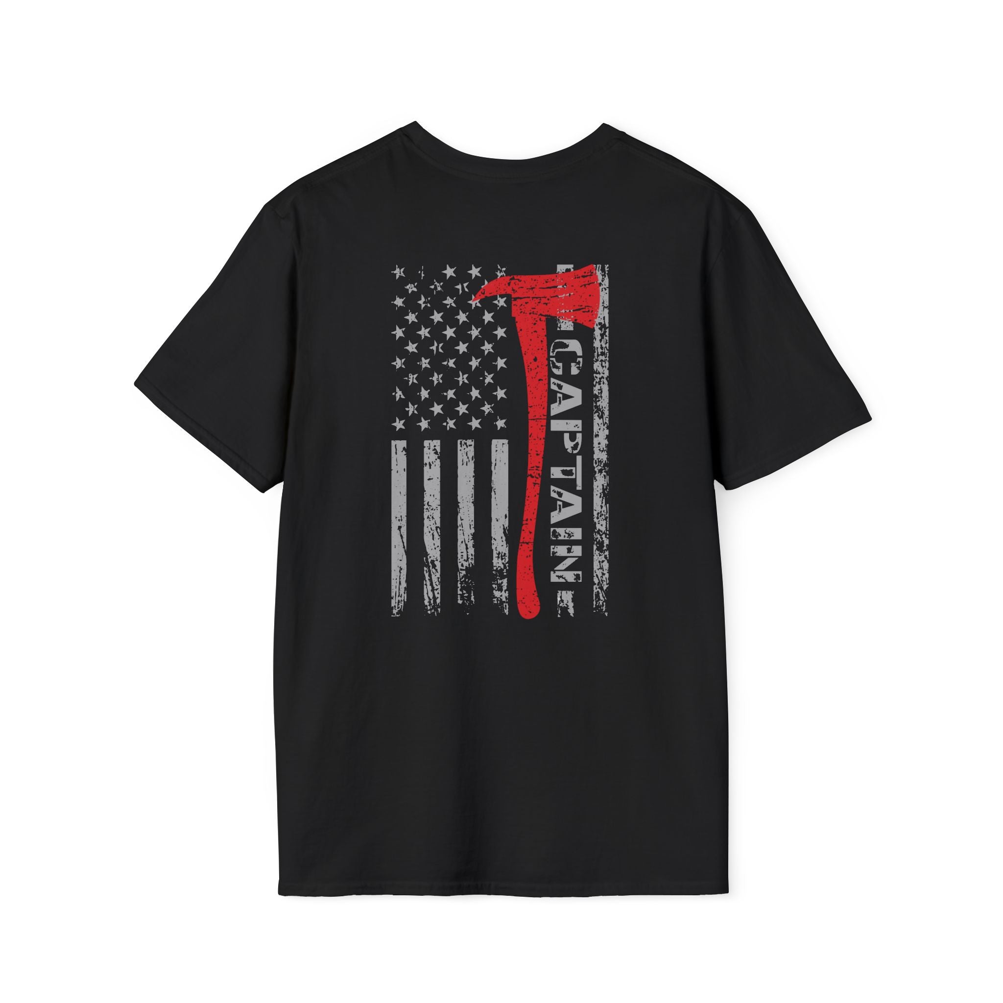 Captain US Flag - Unisex Softstyle T-Shirt