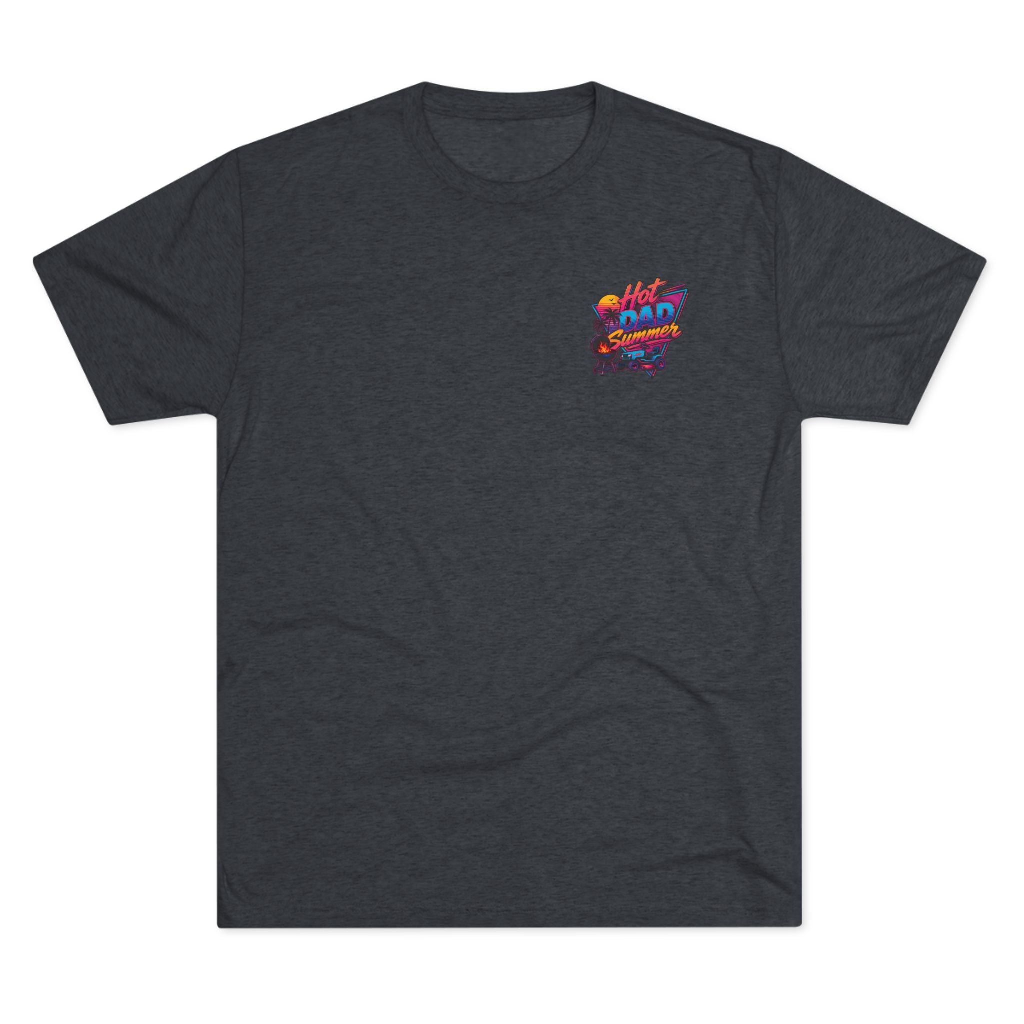Hot Dad Summer Rock Shirt - NextLevel Tri-Blend Crew Tee