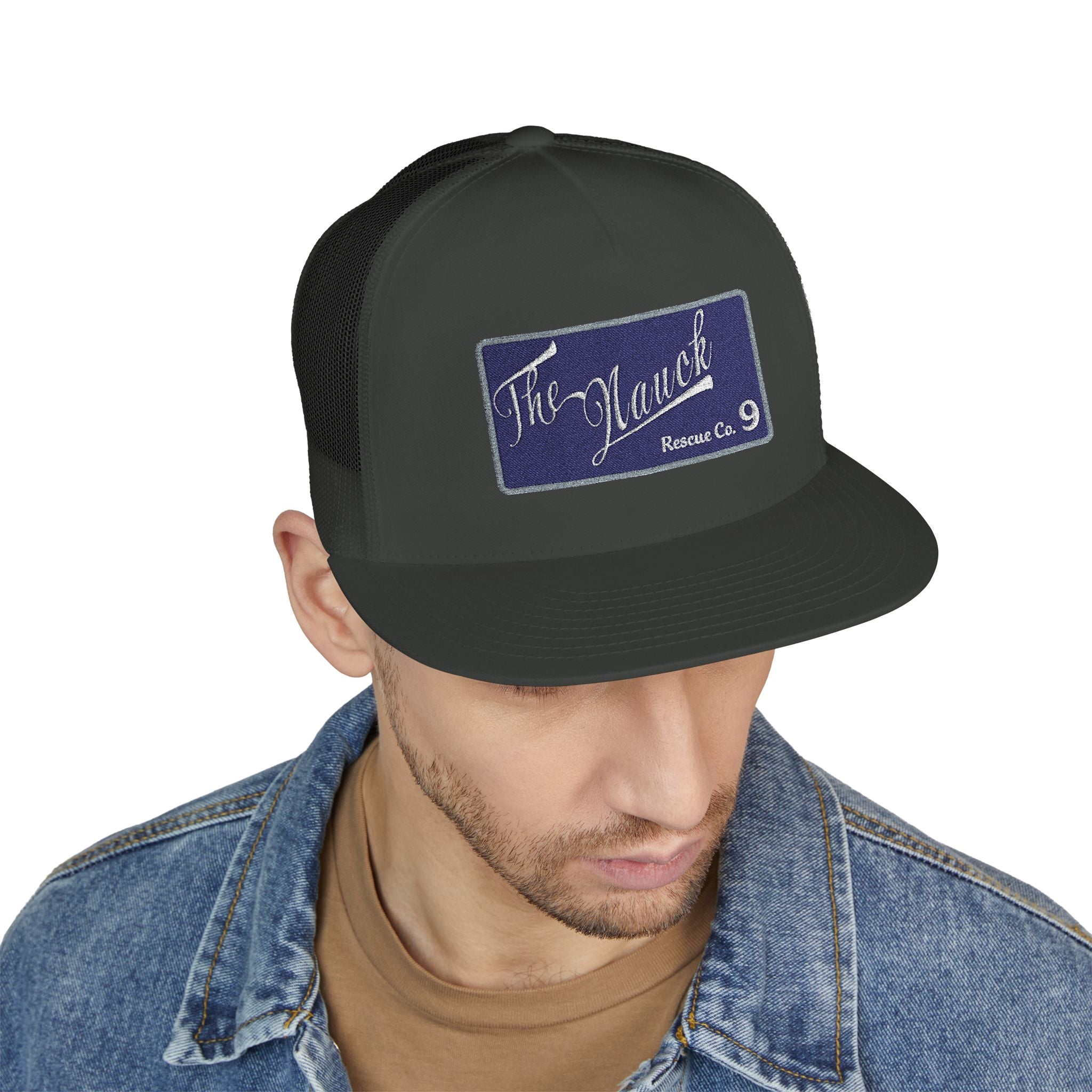 Arlington The Nauck Rescue 9  - 5 Panel Trucker Cap (Embroidery)