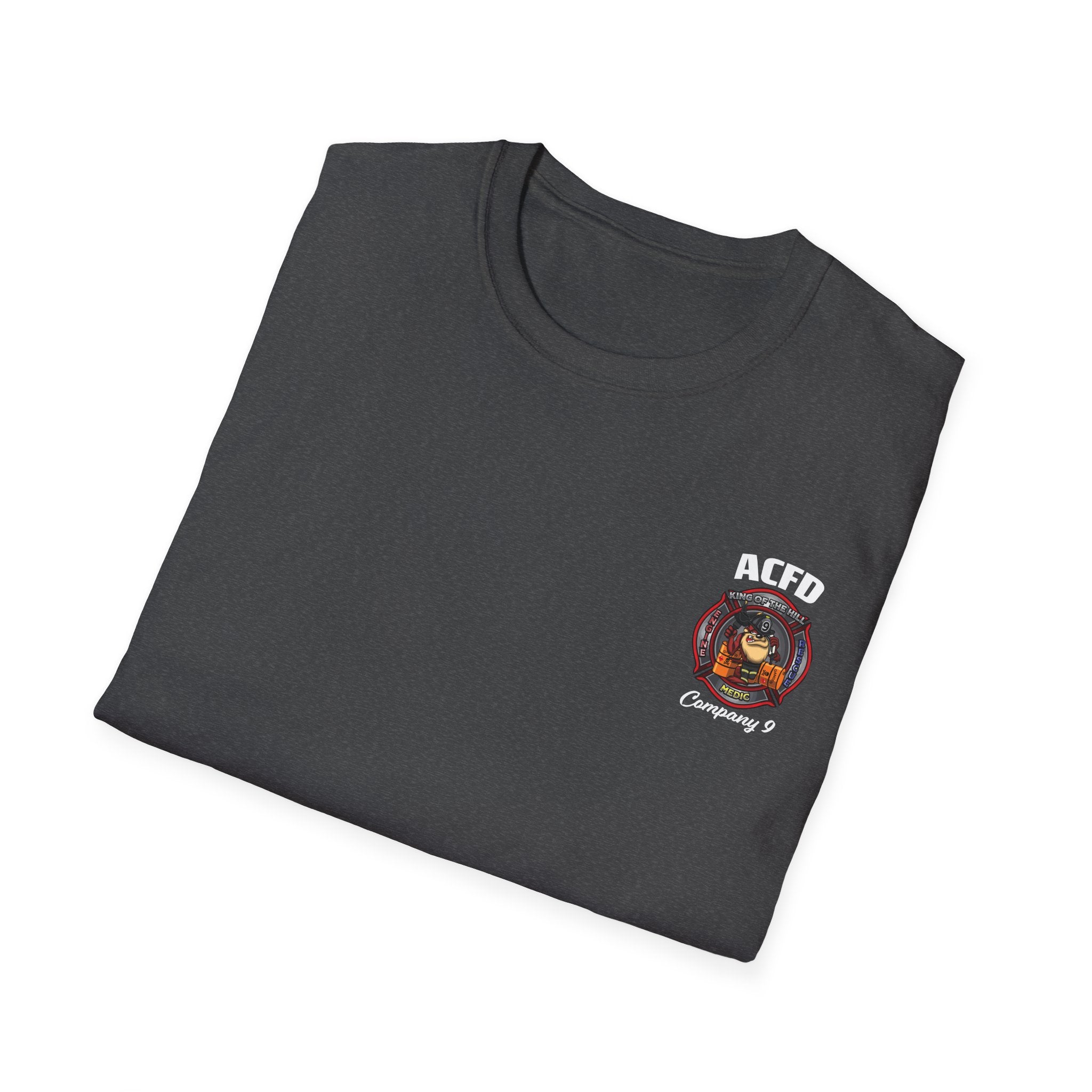Station 9 Taz Front / FF Engine 9 back - Gildan Soft Cotton Softstyle T-Shirt