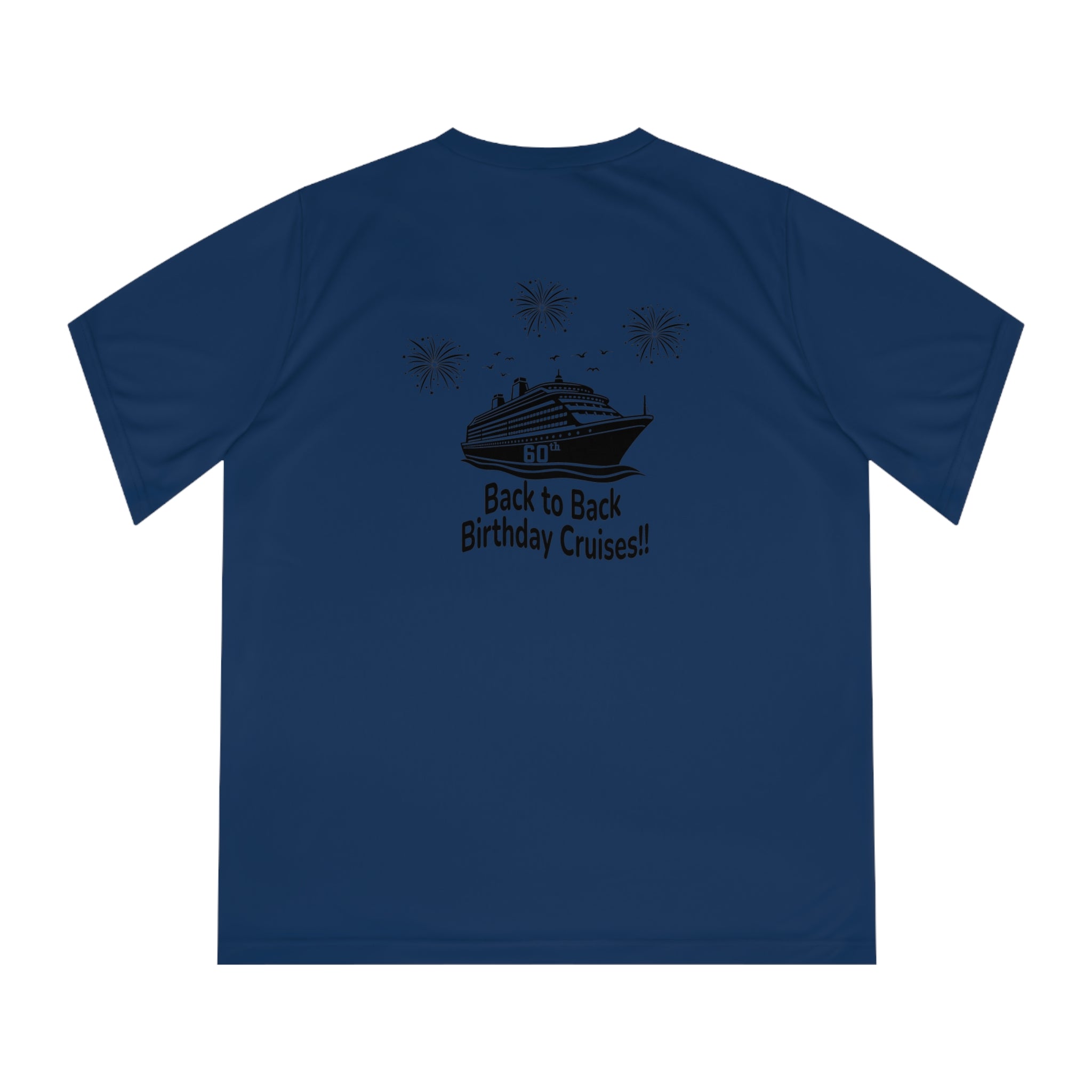 Diane Birthday Cruise Black logo - Women's Performance V-Neck T-Shirt