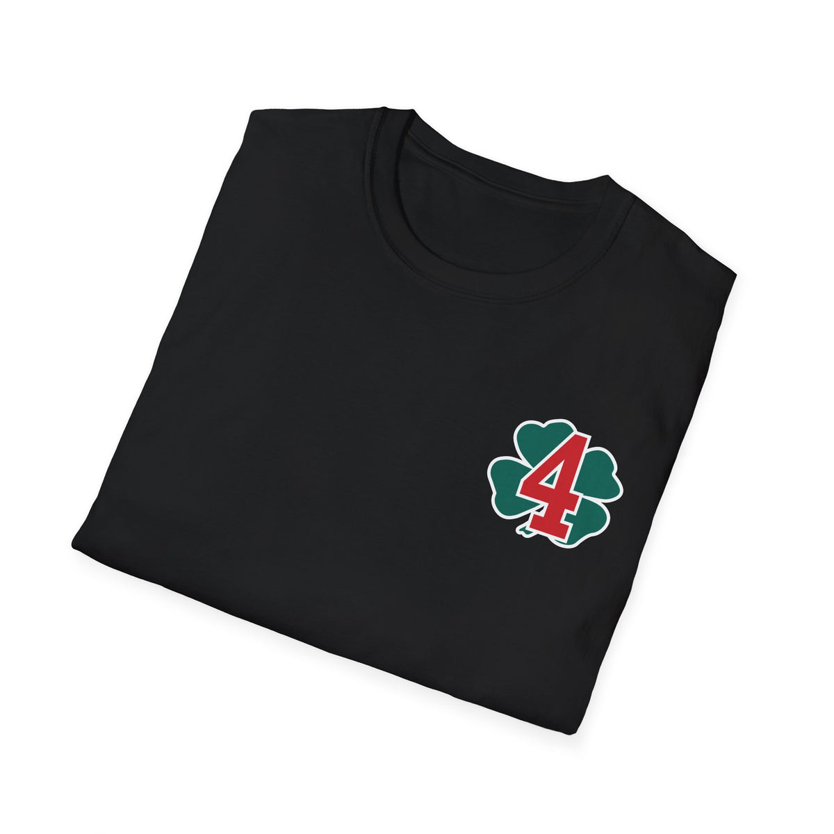 Station 4 Clover front / acfd clover back - Gildan Soft Cotton Softstyle T-Shirt