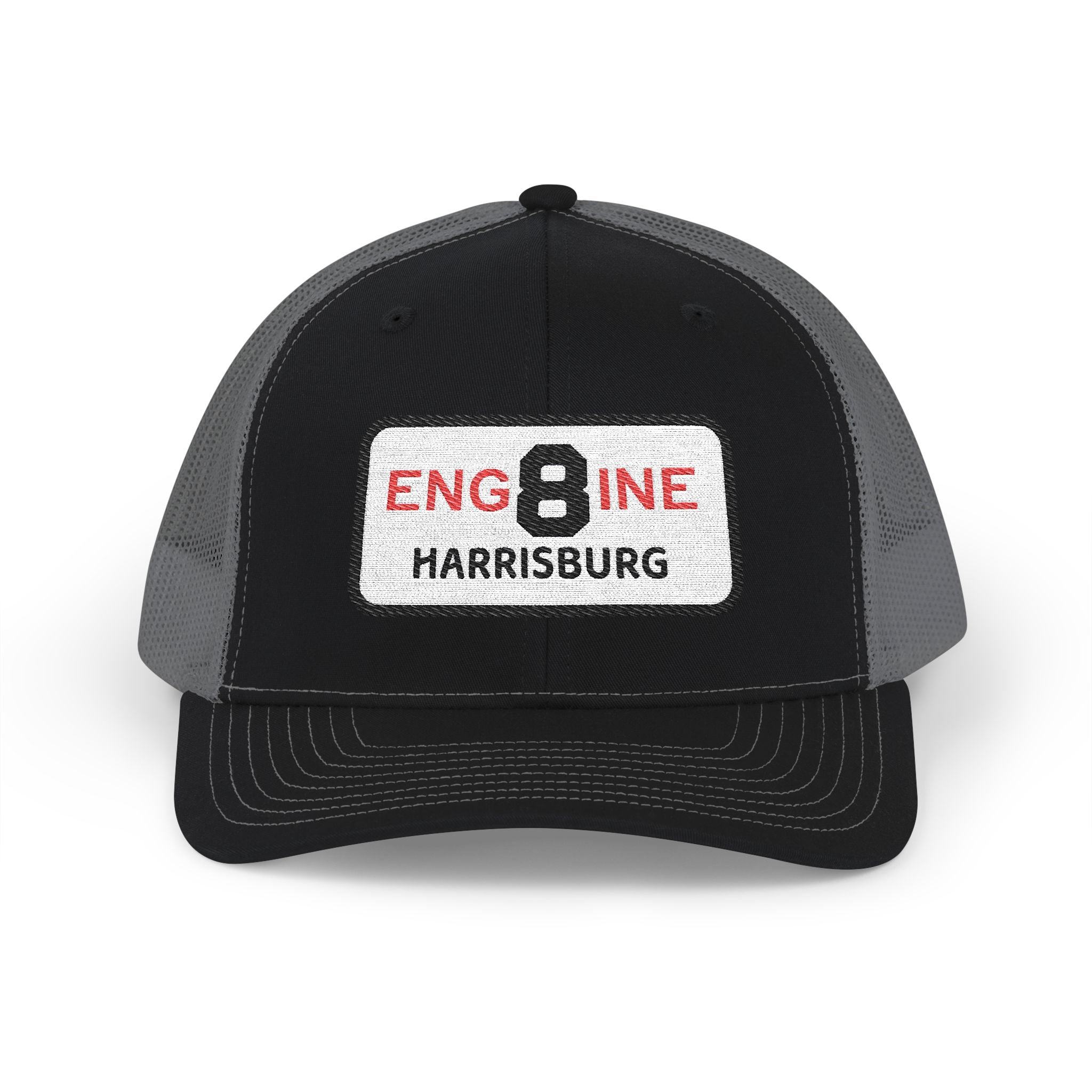 Harrisburg Fire Engine 8 - Richardson 112 Style Snapback Trucker Cap (Embroidery)