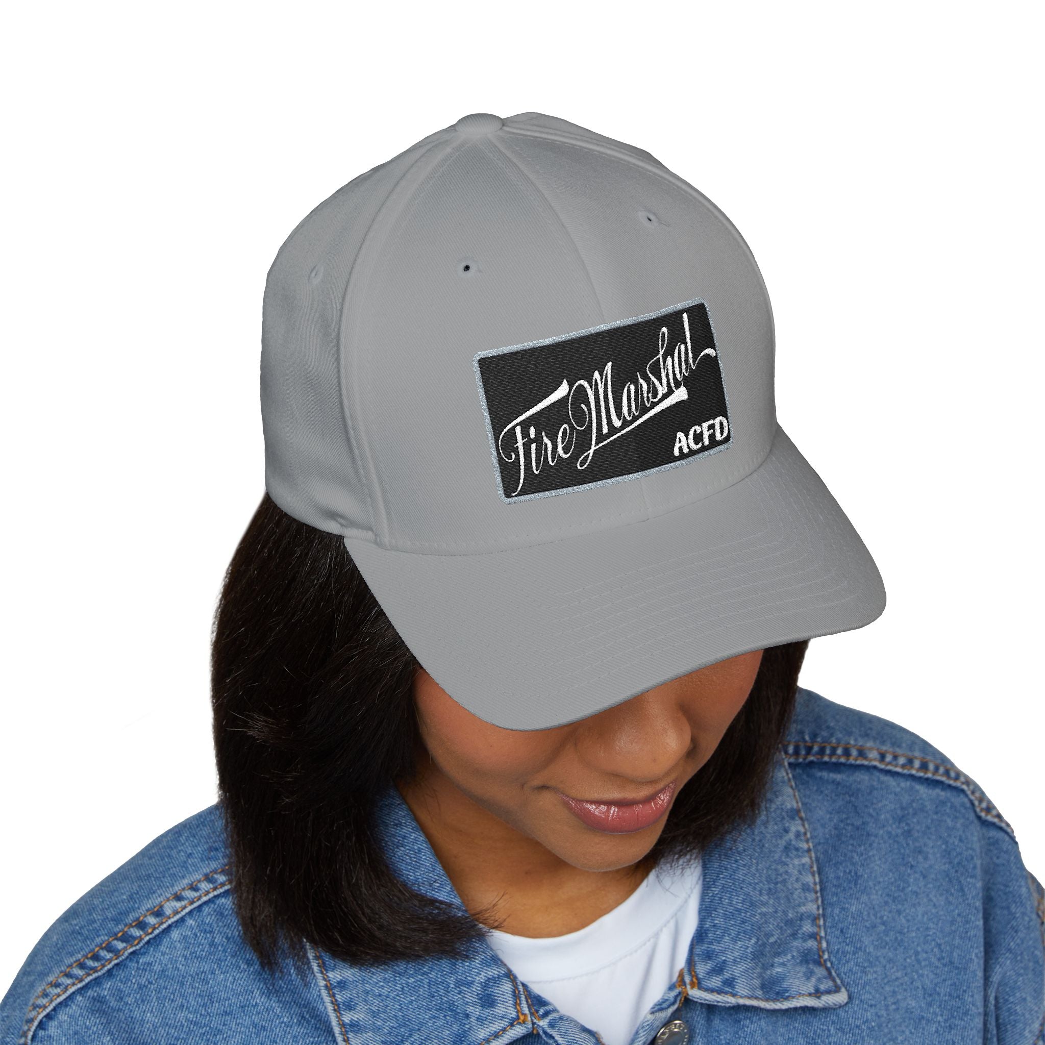 Arlington Fire Marshal Written - FLEXFIT Closed-Back Structured Cap (Embroidery)