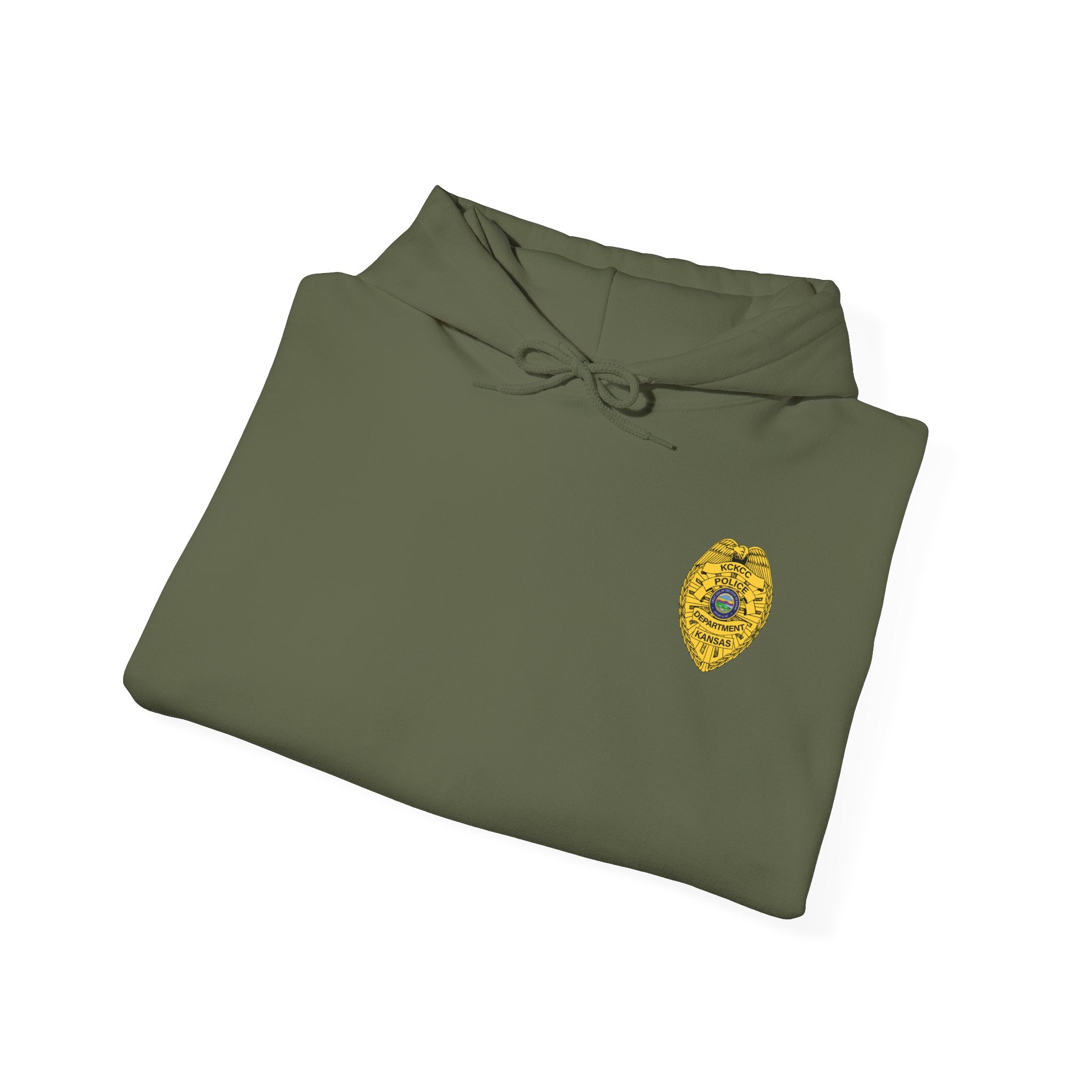 Kansas City College Police Department Badge - Unisex Heavy Blend™ Hooded Sweatshirt