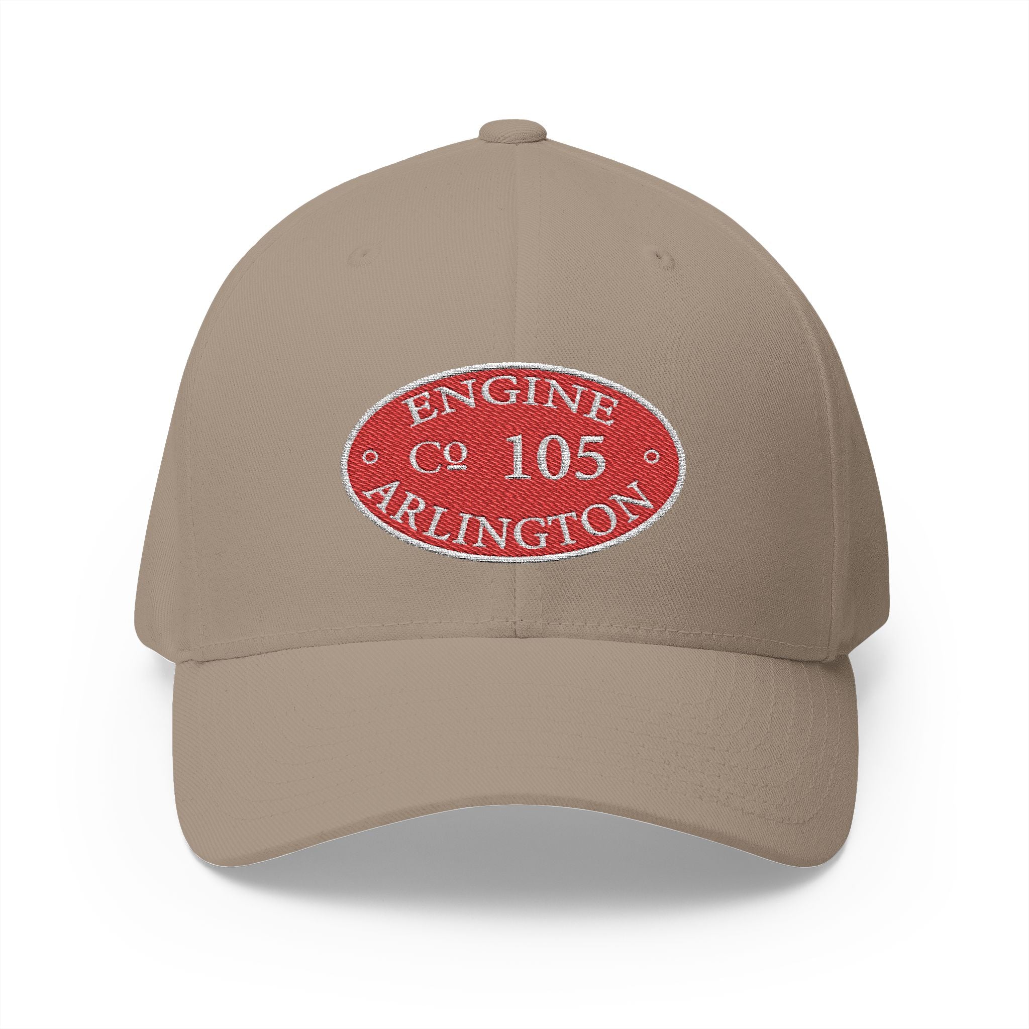Arlington Engine 5 Circle Patch - FLEXFIT Closed-Back Structured Cap (Embroidery)
