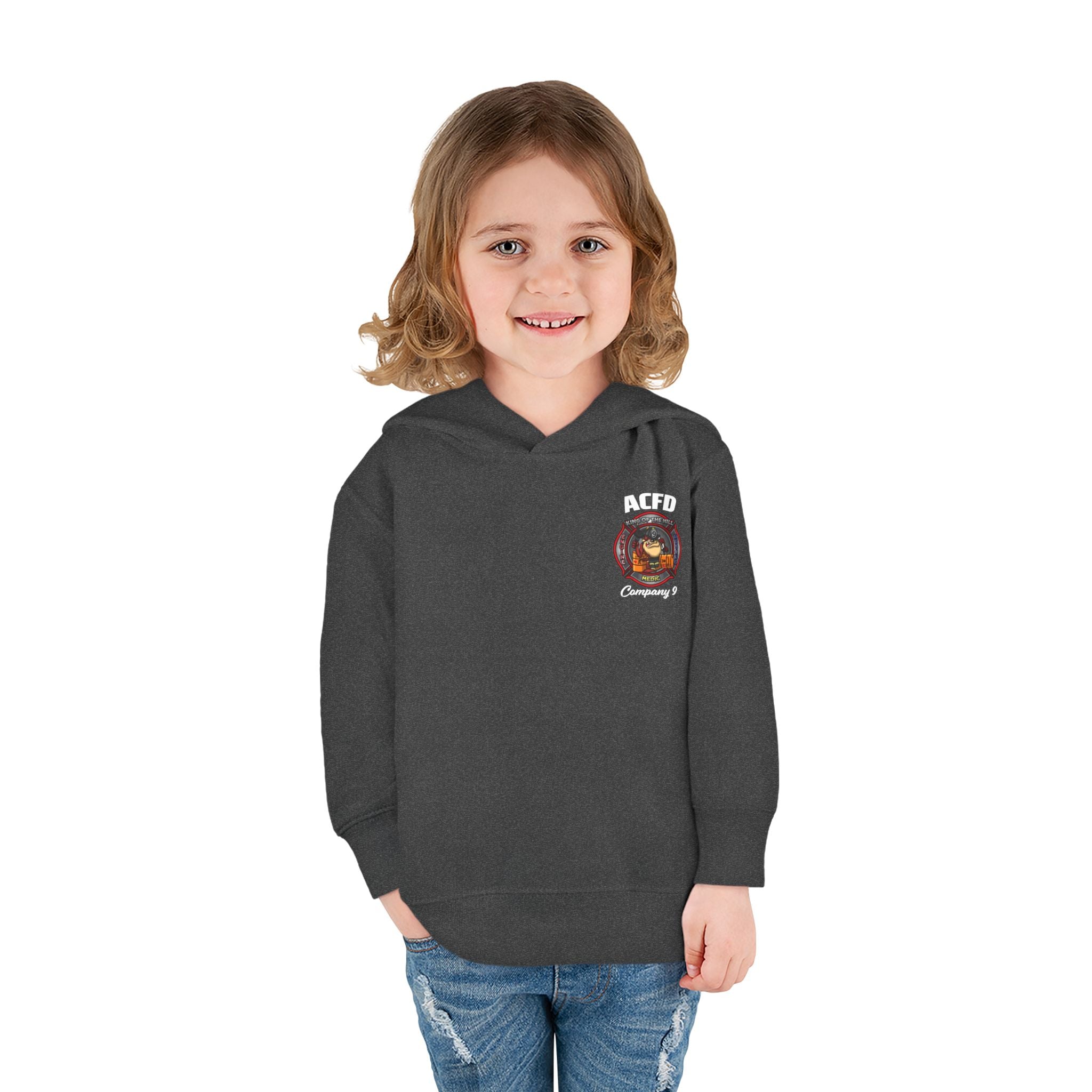 Station 9 Engine - Toddler Pullover Fleece Hoodie