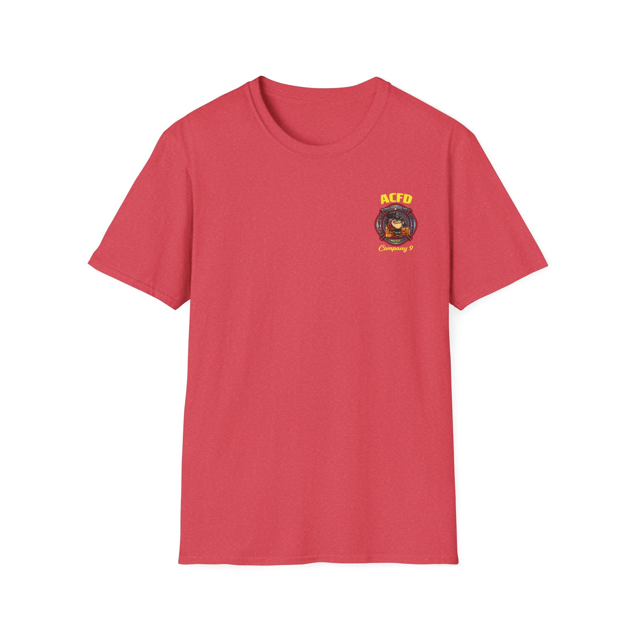 Station 9 Taz Front / Officer Rescue 9 back - Gildan Soft Cotton Softstyle T-Shirt