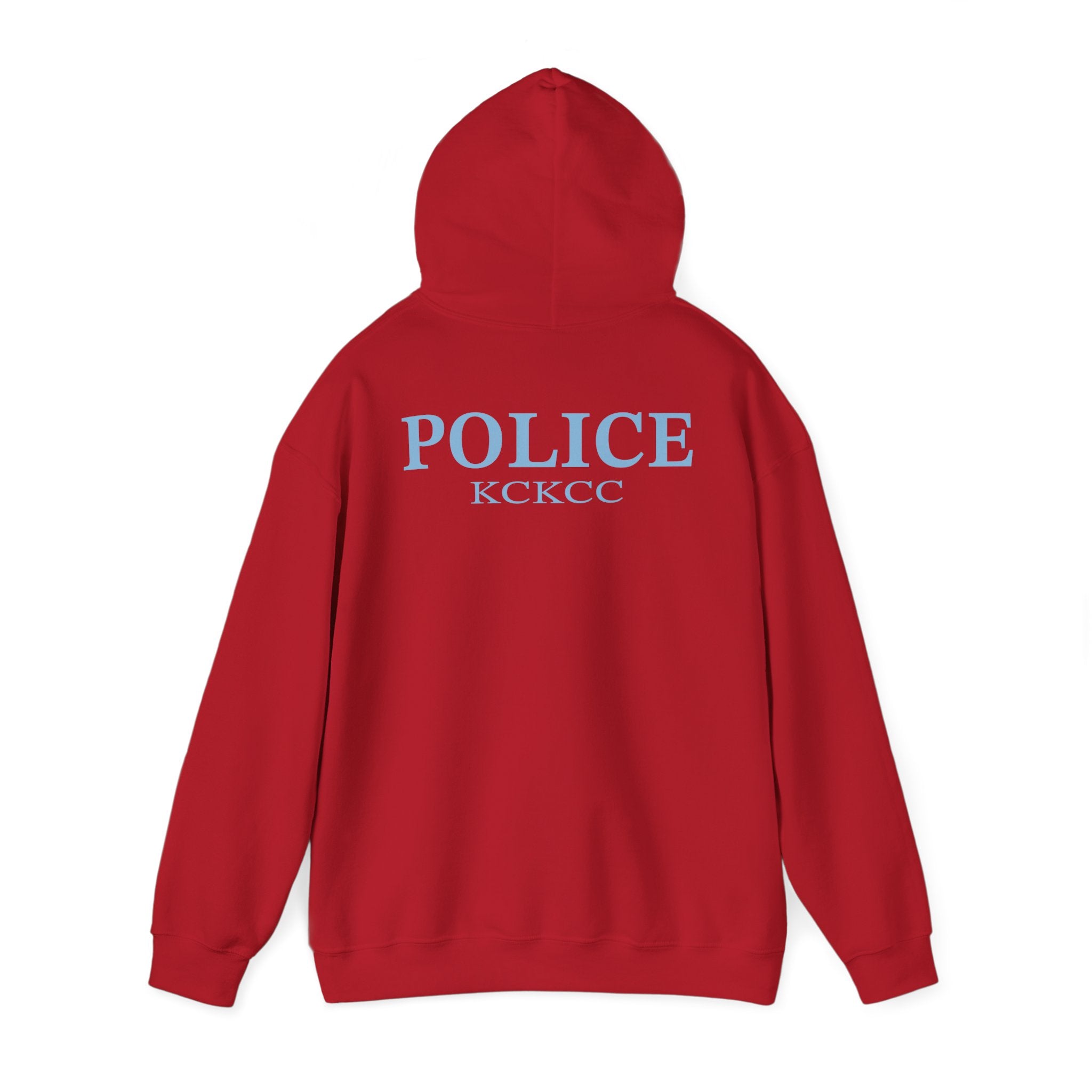 Kansas City College Police Blue Patch - Unisex Heavy Blend™ Hooded Sweatshirt