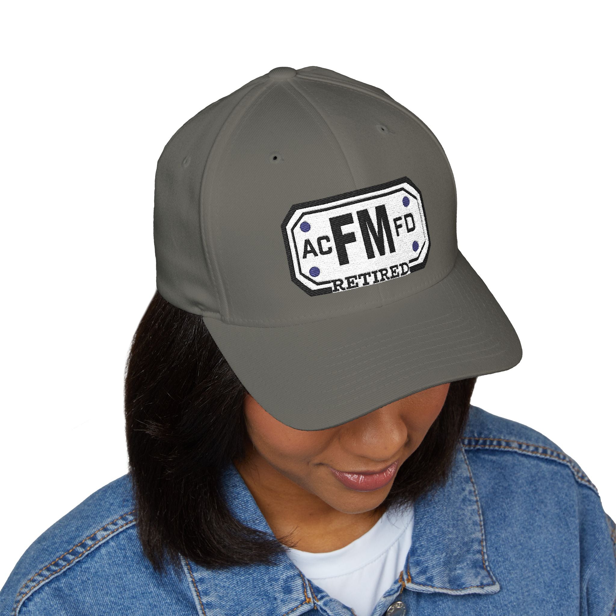 Retired Arlington Fire Marshal - FLEXFIT Closed-Back Structured Cap (Embroidery)