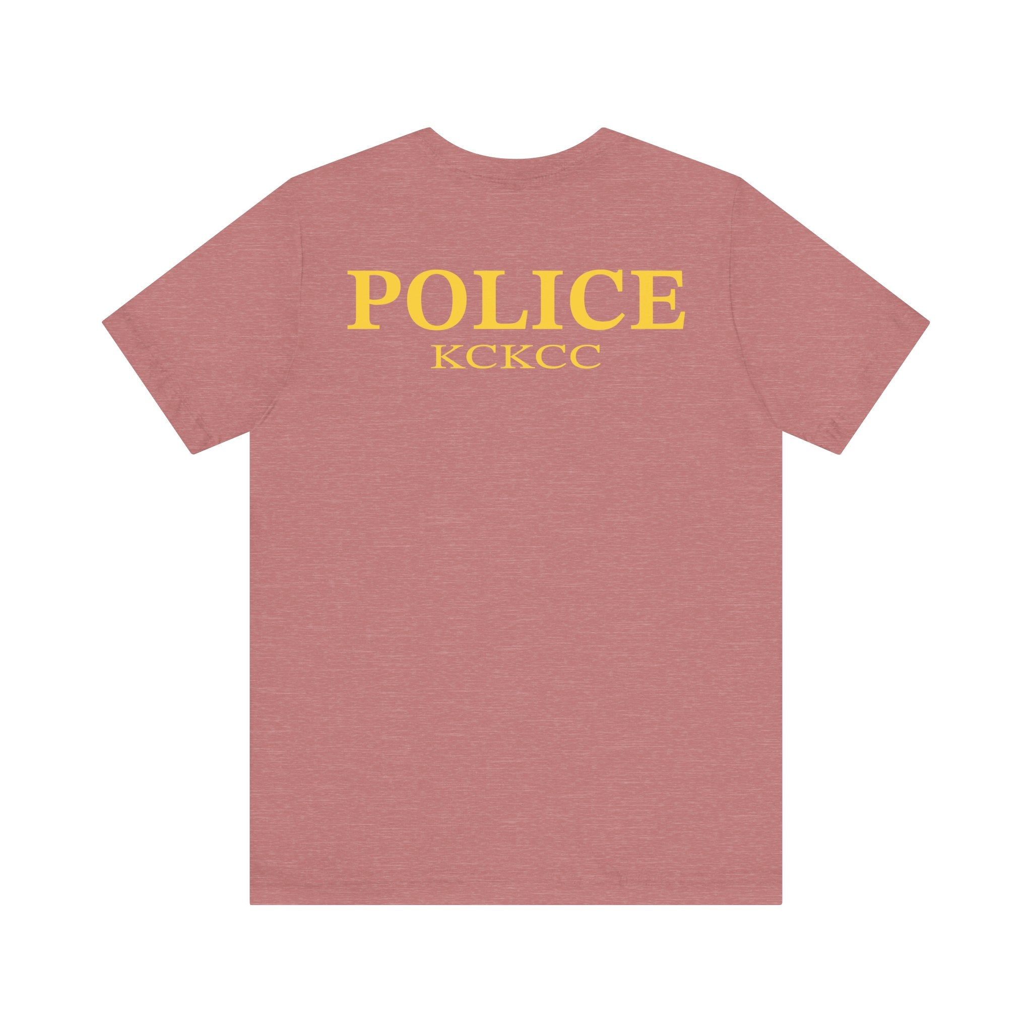 KCKCC Police Department Shirt - Unisex Jersey Short Sleeve Tee