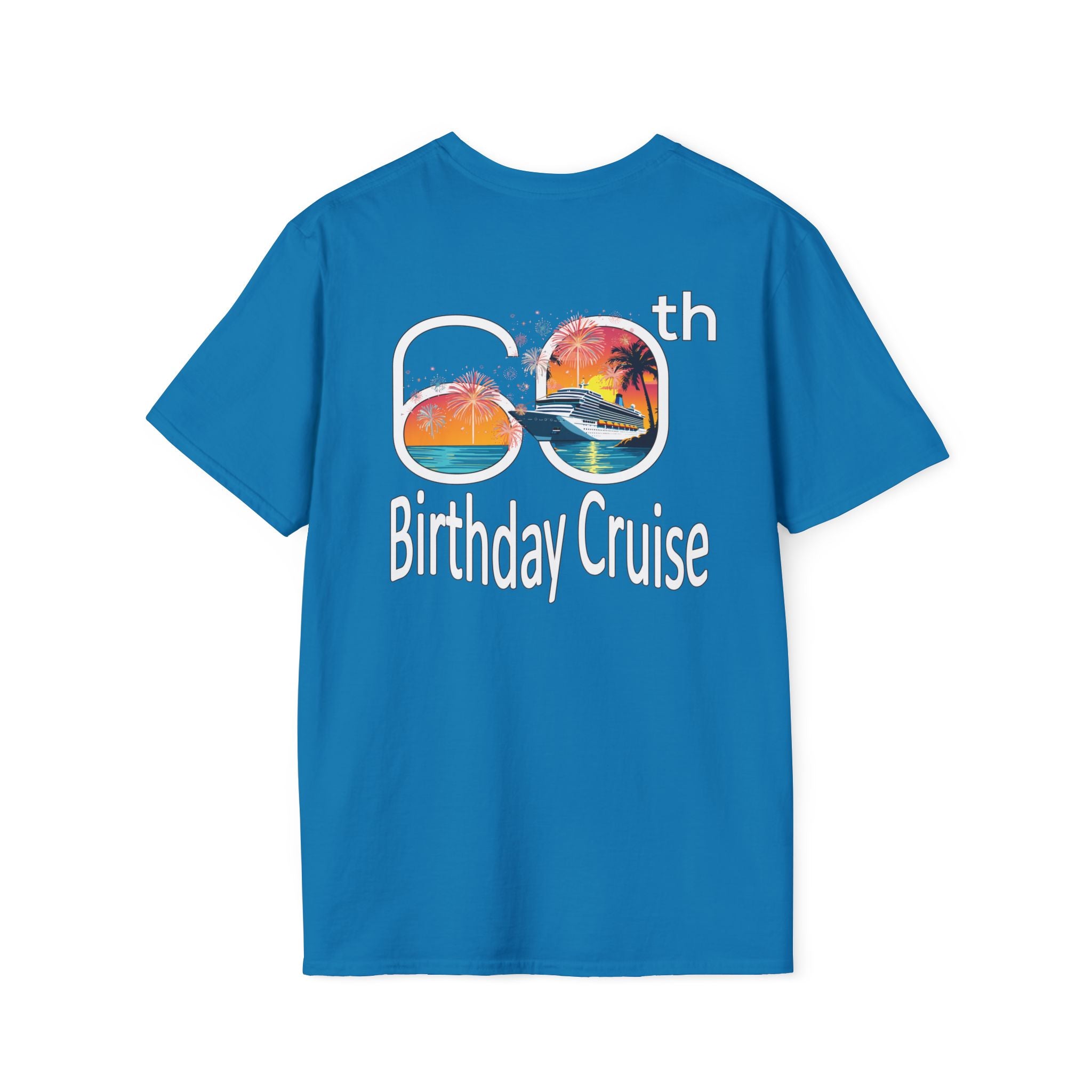 Renee Family Cruise Colorful - Unisex Softstyle Cotton T-Shirt