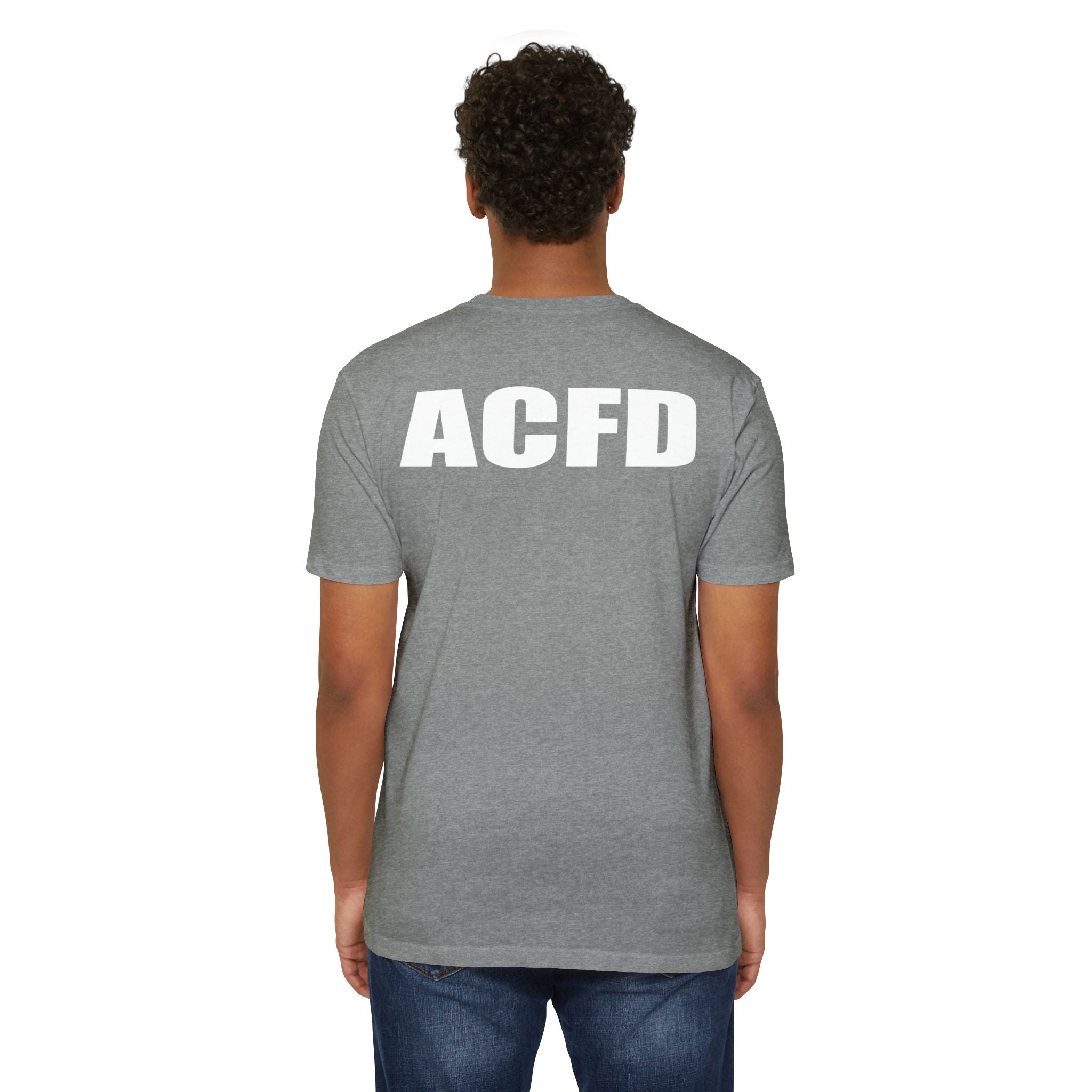 ACFD Firefighter - 60% cotton / 40% polyester Unisex CVC Jersey T-shirt