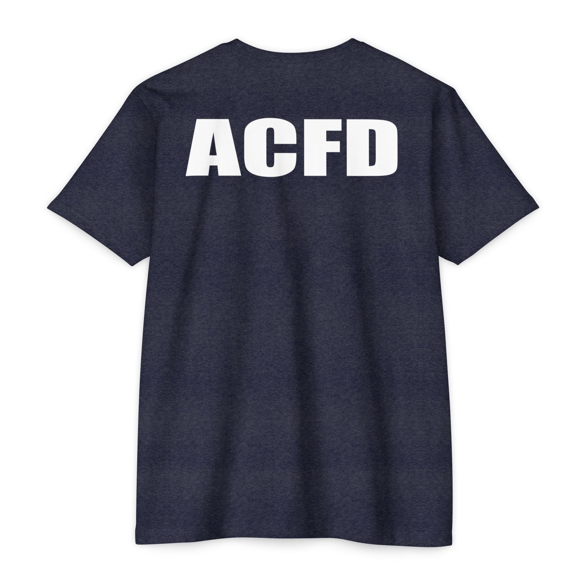 ACFD Firefighter - 60% cotton / 40% polyester Unisex CVC Jersey T-shirt