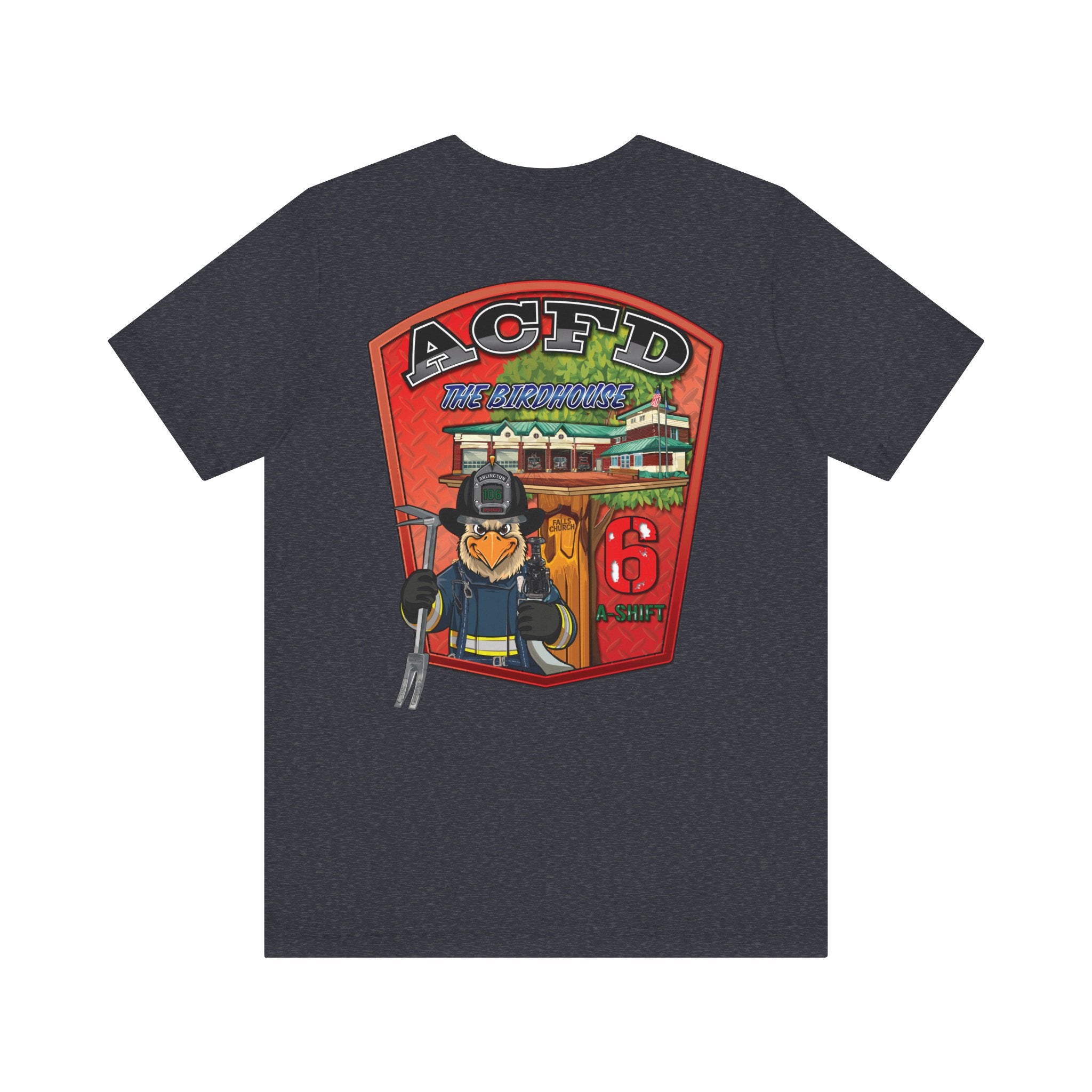 Arlington Station 6 A-Shift BirdHouse - Bella+Canvas Soft Unisex Tee