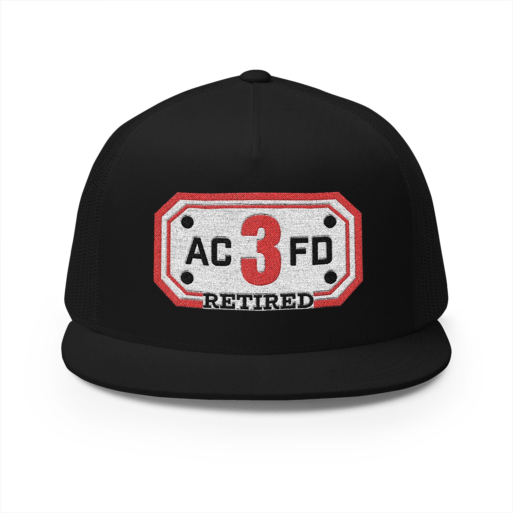 Retired Arlington Engine 3 - 5 Panel Trucker Cap (Embroidery)