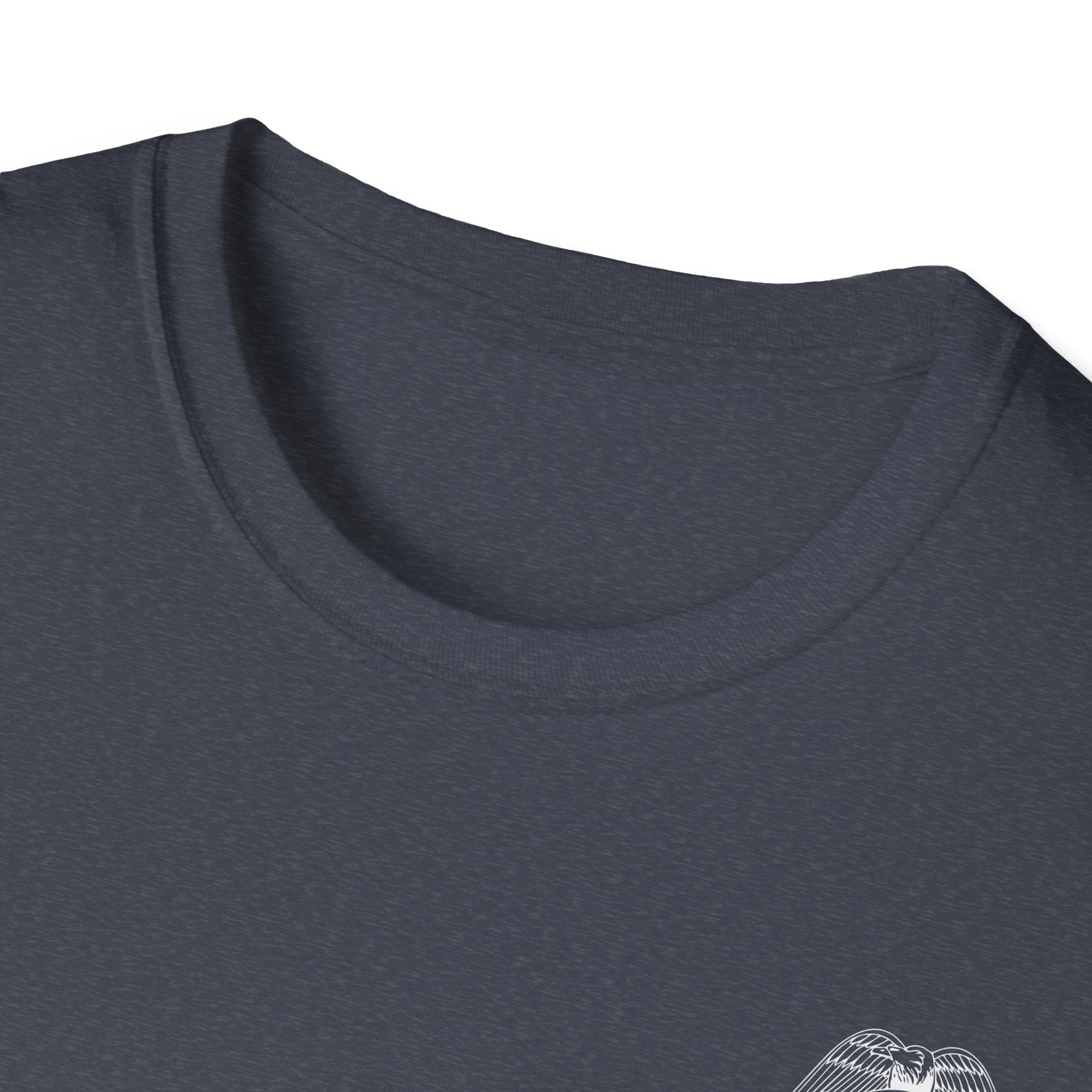 KCKCC Badge White outline - Gildan 64000 Unisex Softstyle T-Shirt