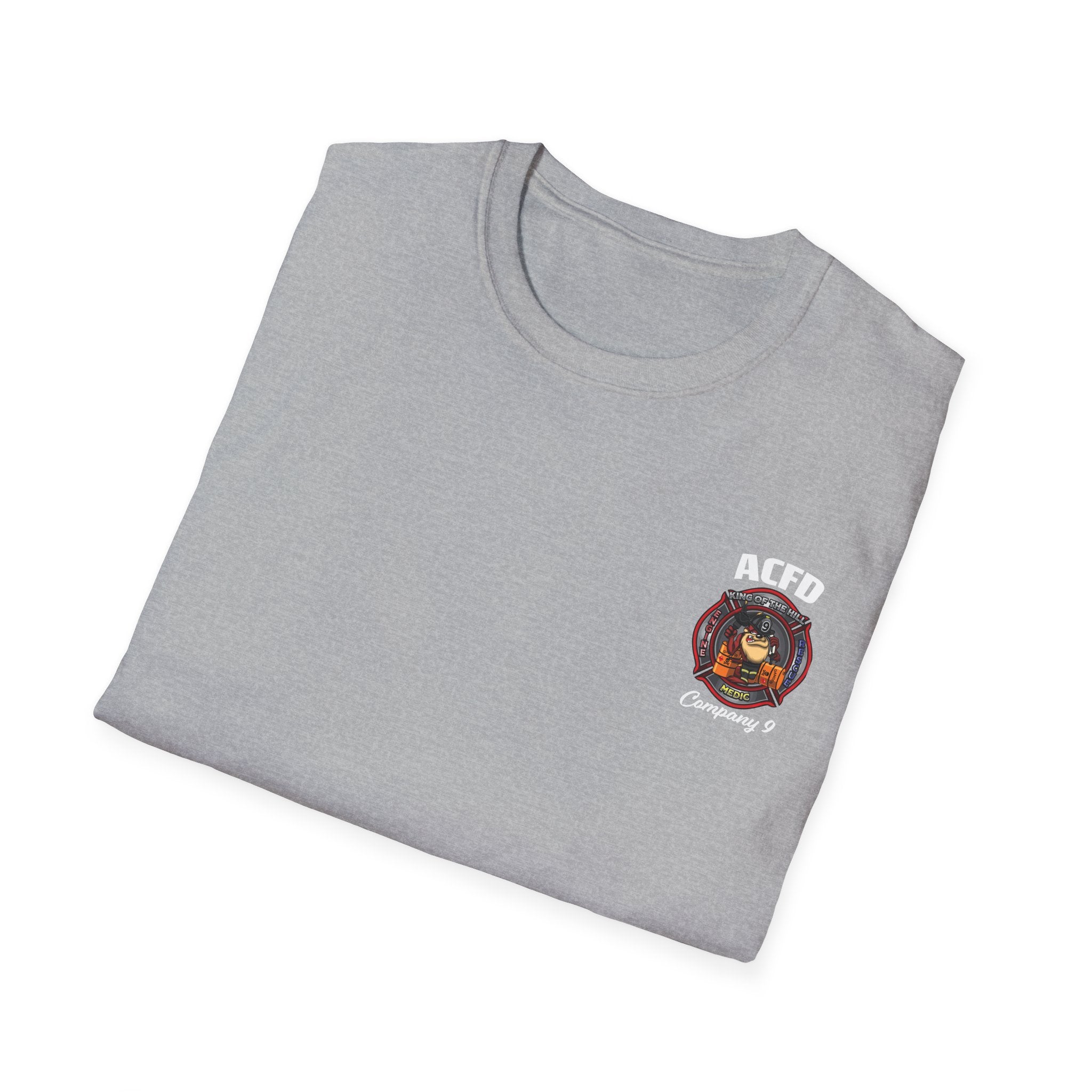 Station 9 Taz Front / FF Engine 9 back - Gildan Soft Cotton Softstyle T-Shirt