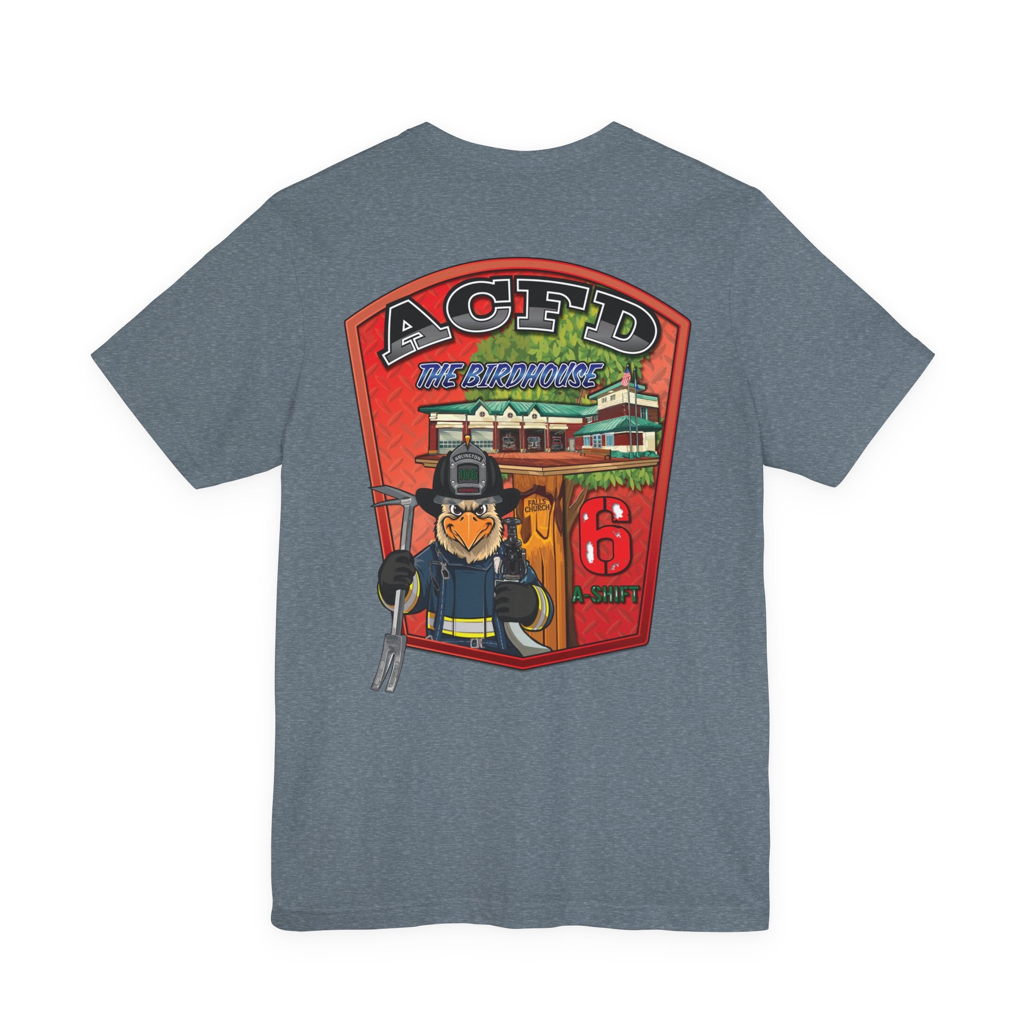 Arlington Station 6 A-Shift BirdHouse - Bella+Canvas Soft Unisex Tee