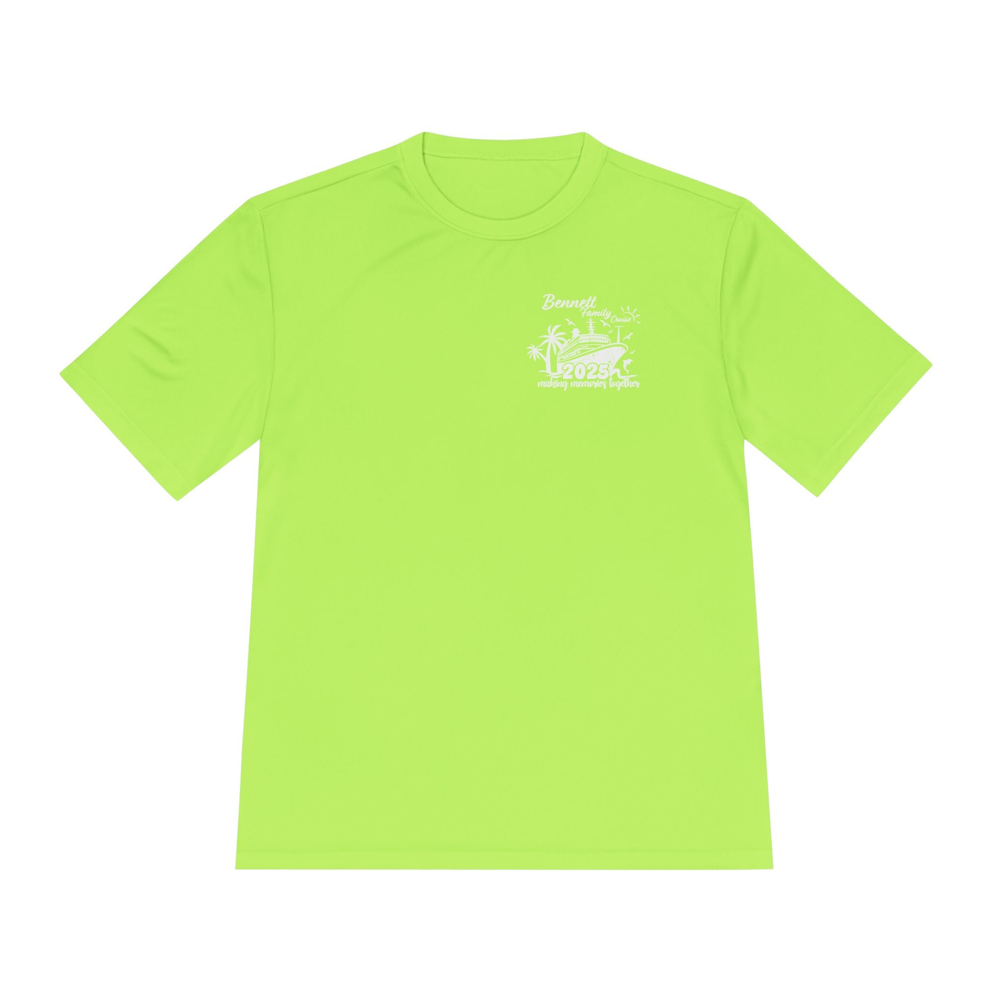 Bennet Family Cruise White Text- Unisex Moisture Wicking Tee